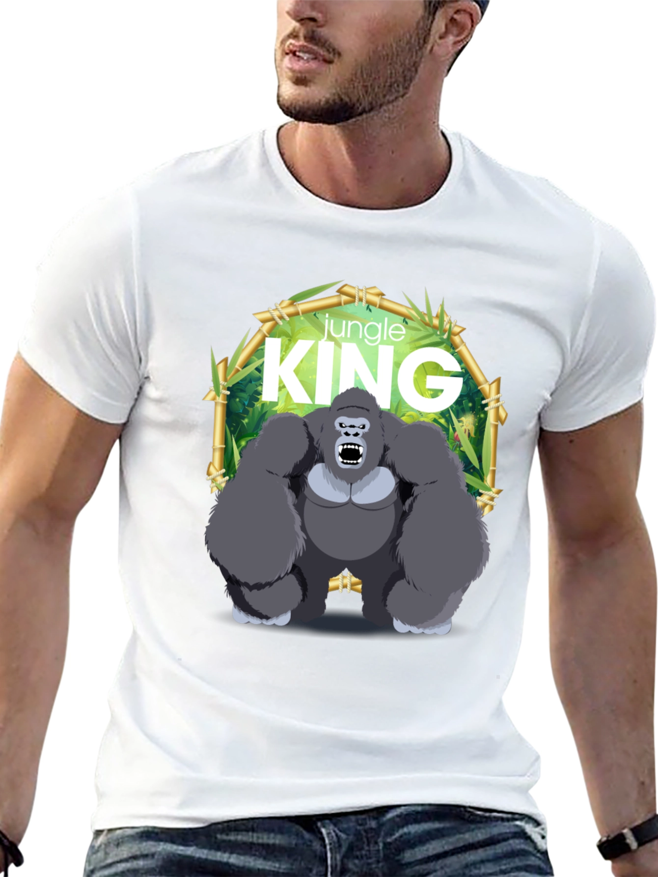 Jungle King Gorilla Graphic Tee