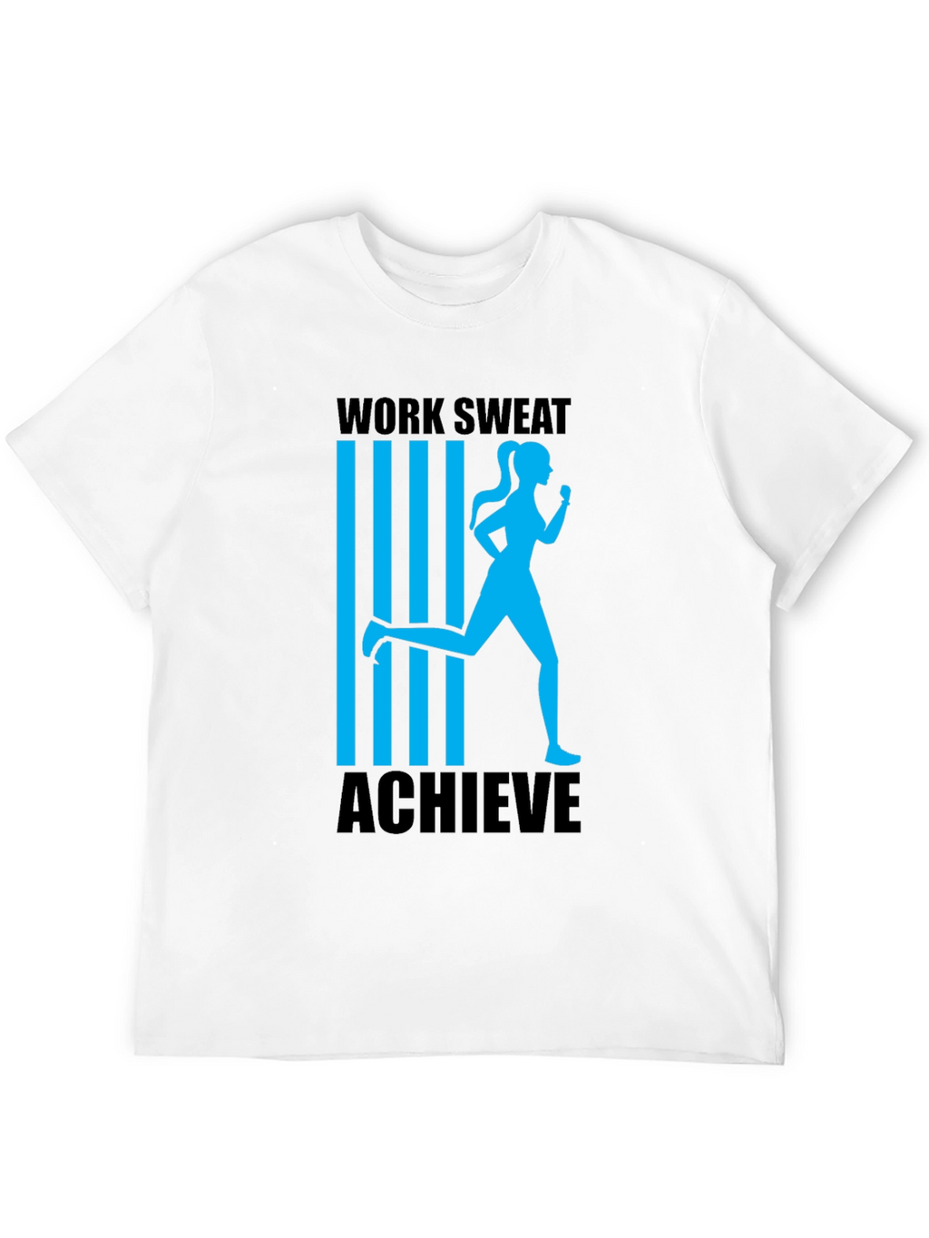 Work Sweat Achieve Graphic Tee - Black