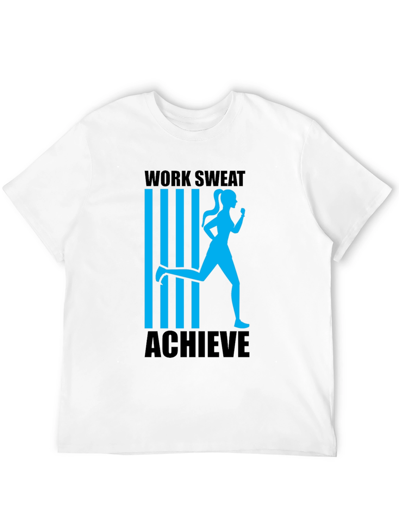 Work Sweat Achieve Graphic Tee - Black