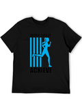 Work Sweat Achieve Graphic Tee - Black