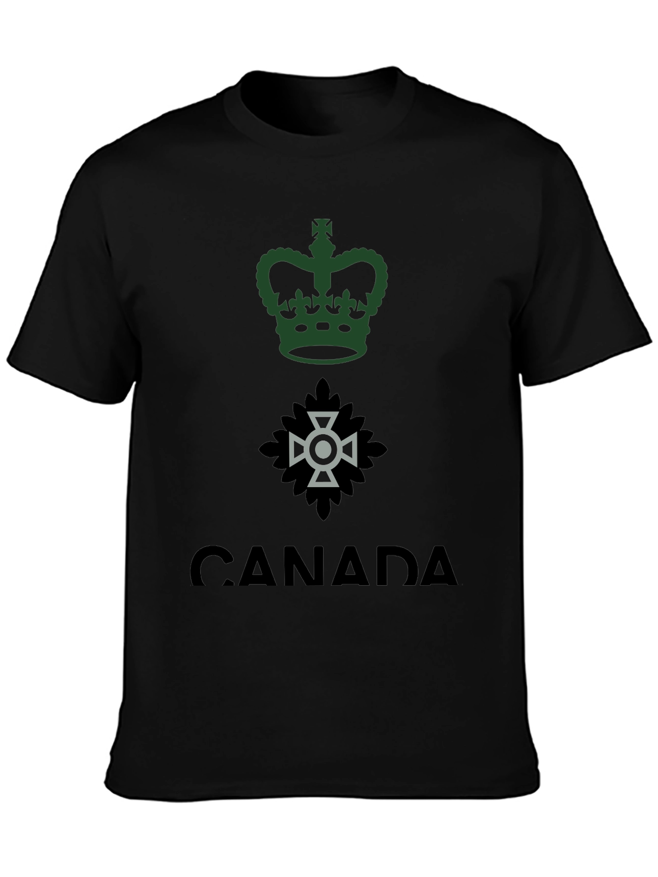 Canada Crown Graphic Tee - Black