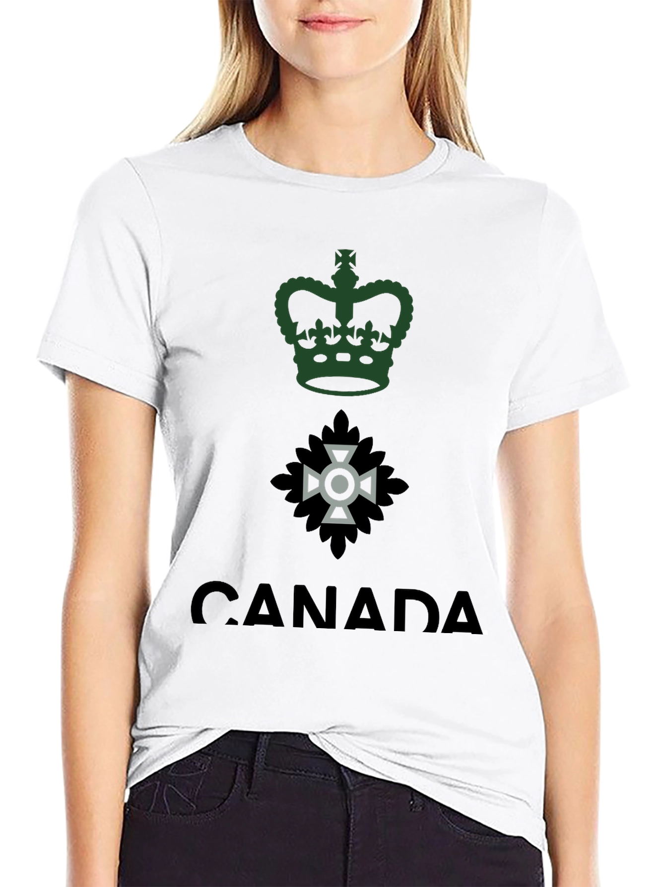 Canada Crown Graphic Tee - Black