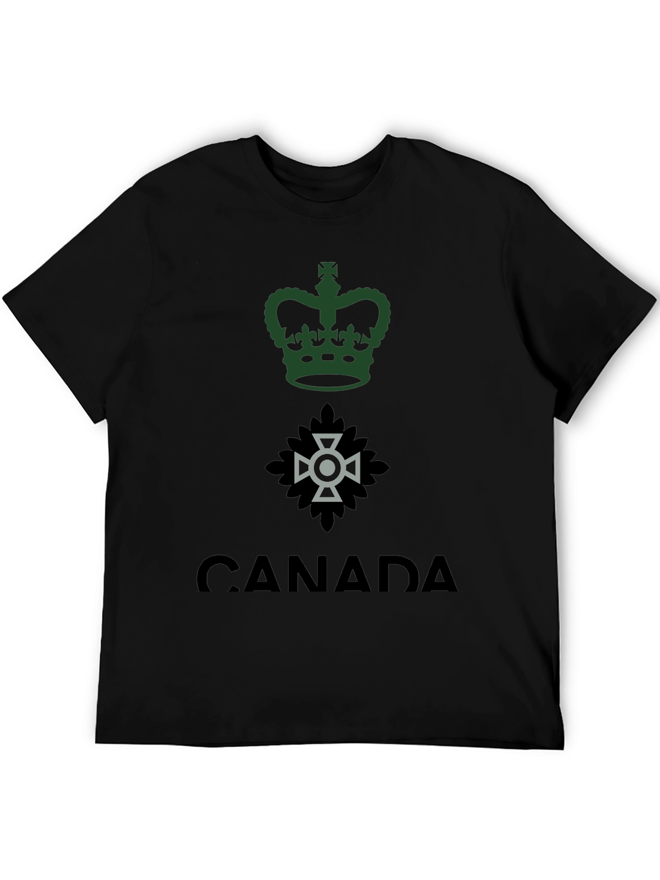 Canada Crown Graphic Tee - Black