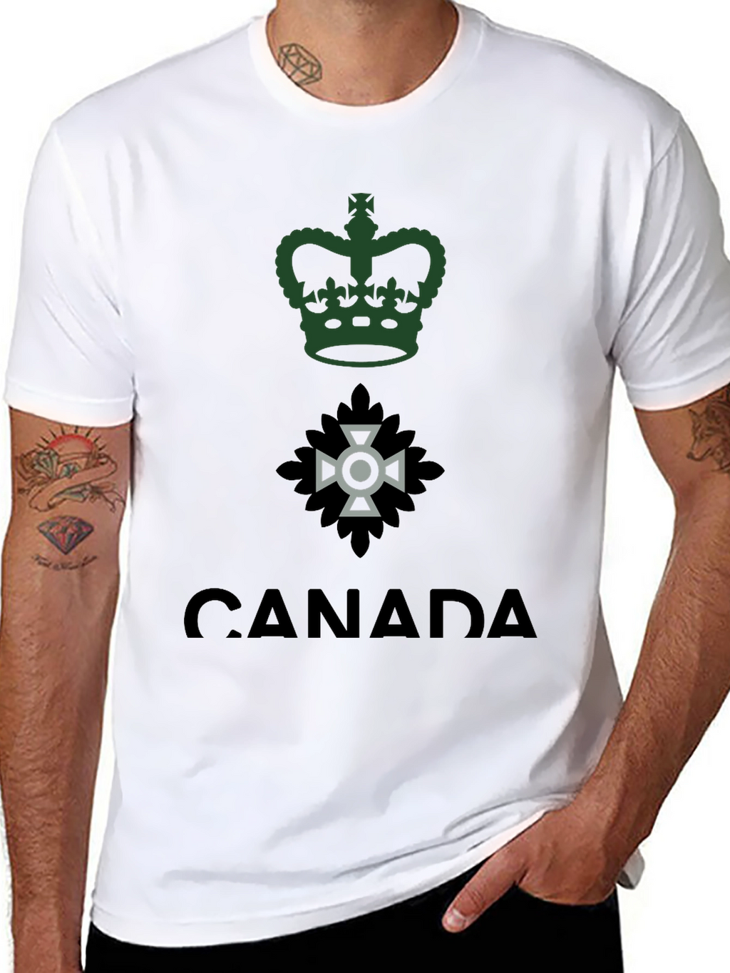 Canada Crown Graphic Tee - Black