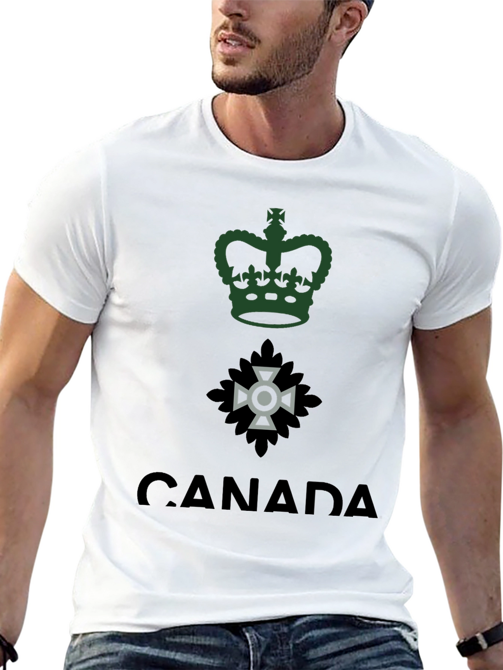 Canada Crown Graphic Tee - Black