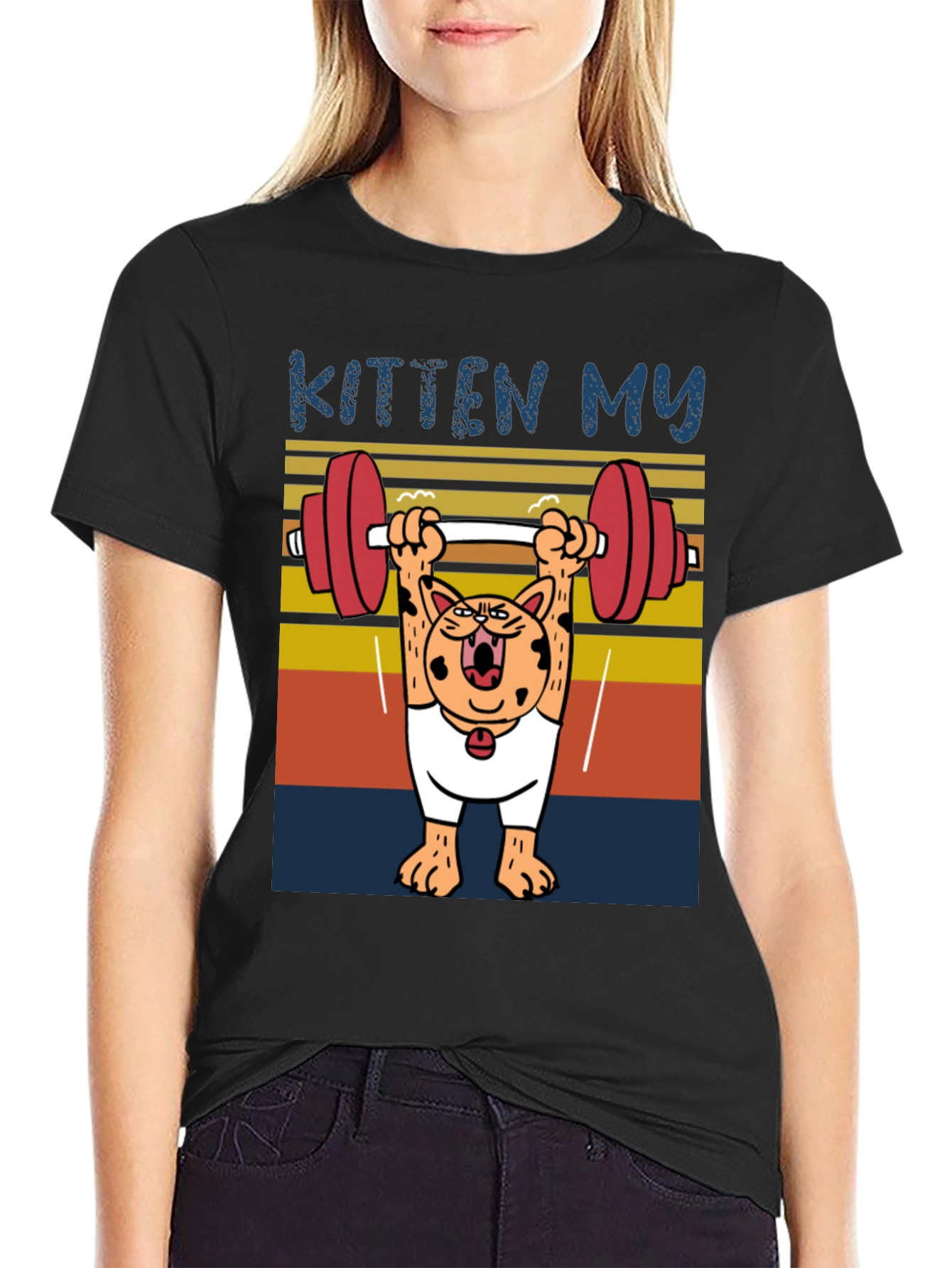 Kitten My Weightlifting T-Shirt