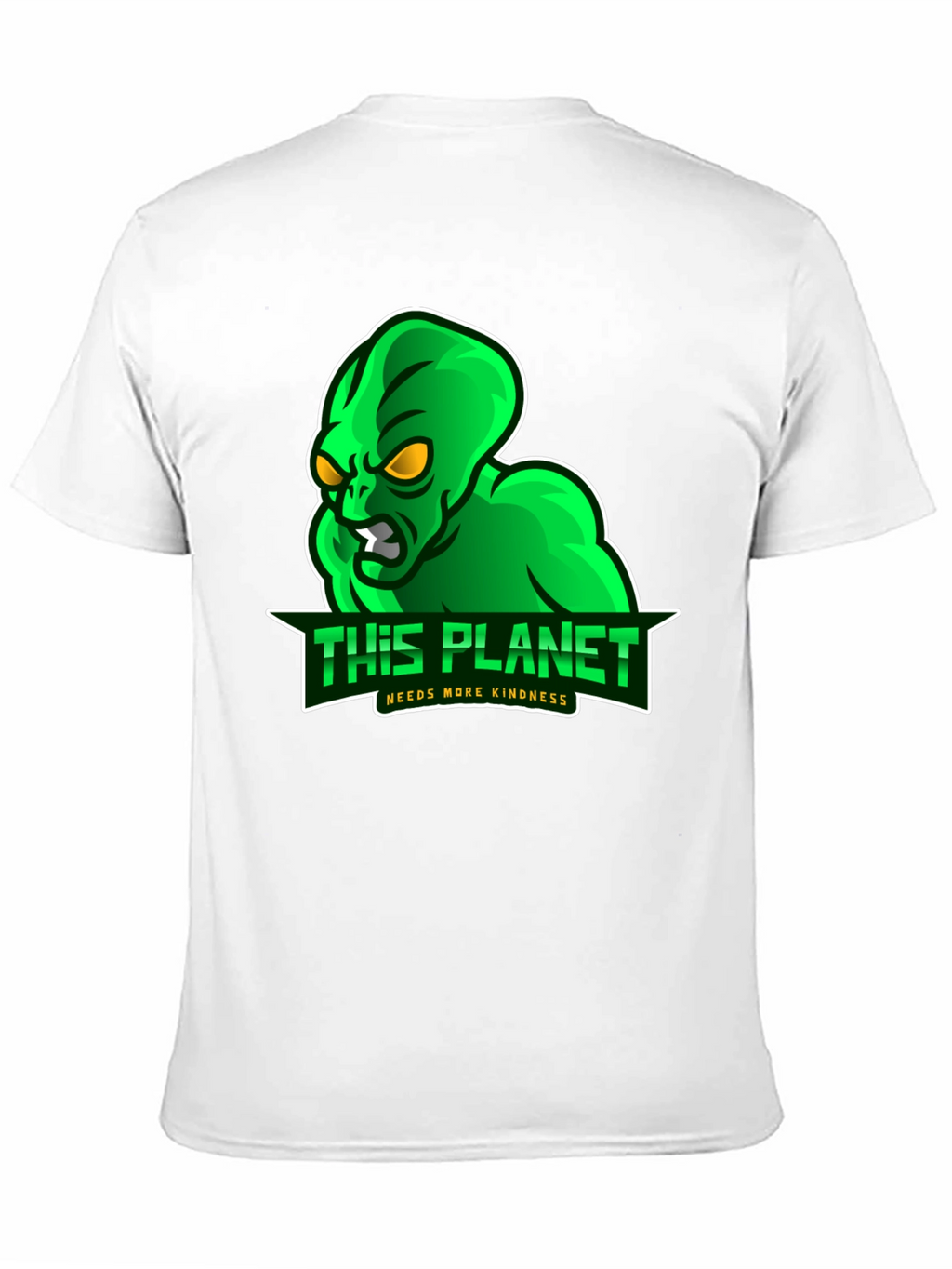 Alien This Planet Needs More Kindness Black T-Shirt