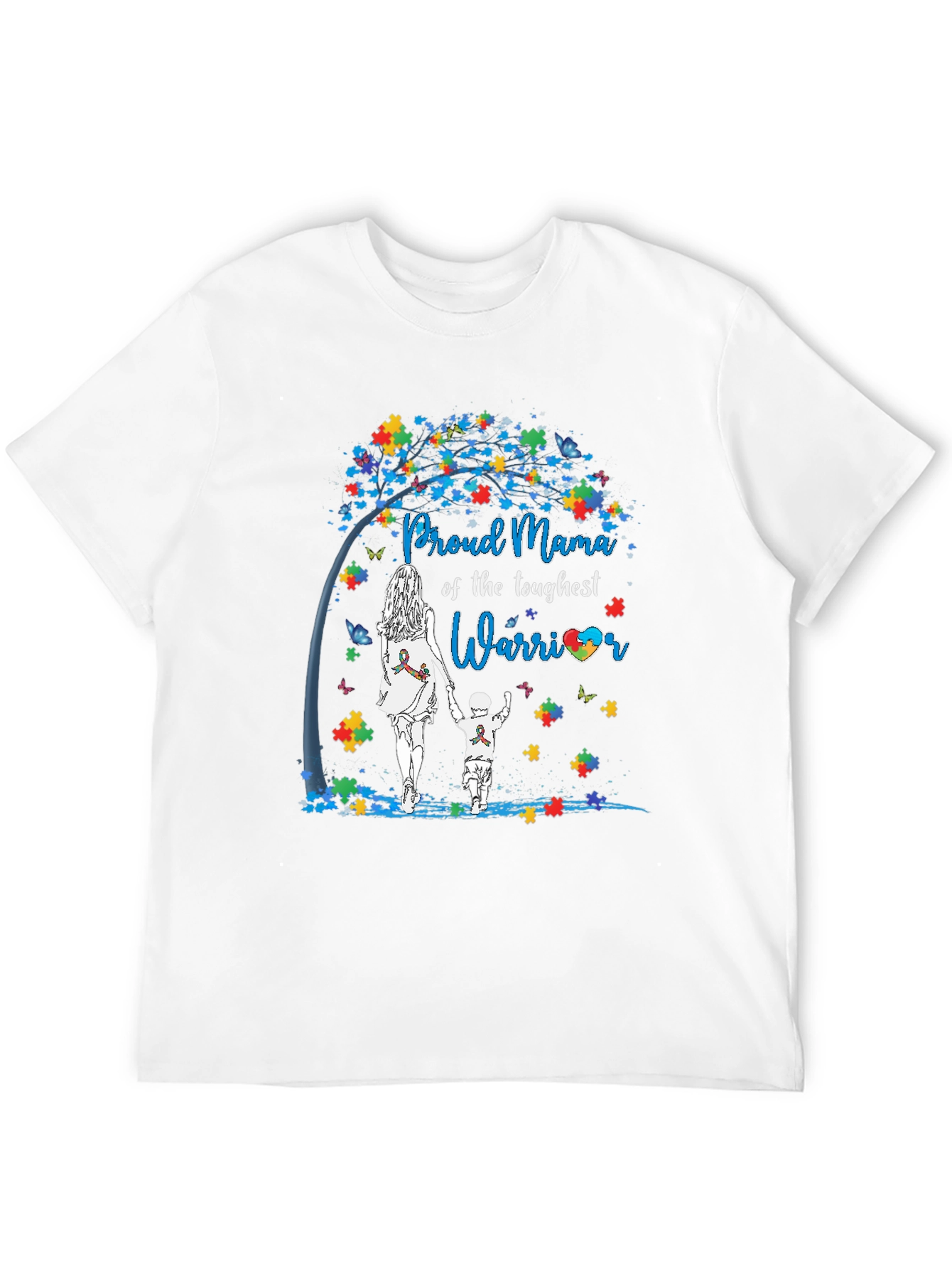 Proud Mama Autism Awareness T-Shirt