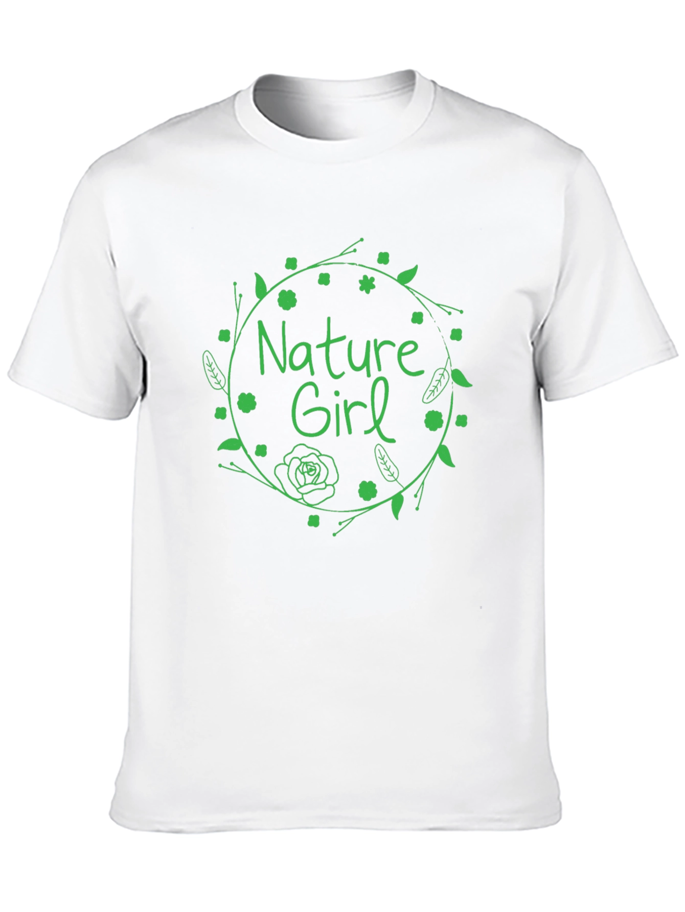 Nature Girl Graphic Print T-Shirt