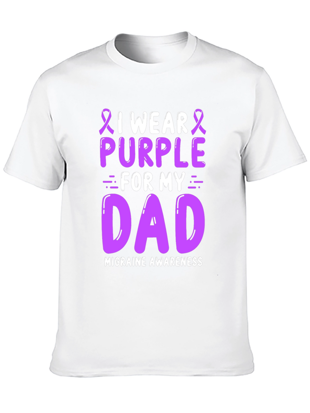 Purple Migraine Awareness T-Shirt