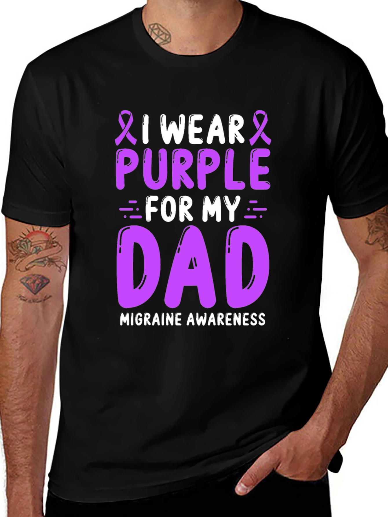 Purple Migraine Awareness T-Shirt
