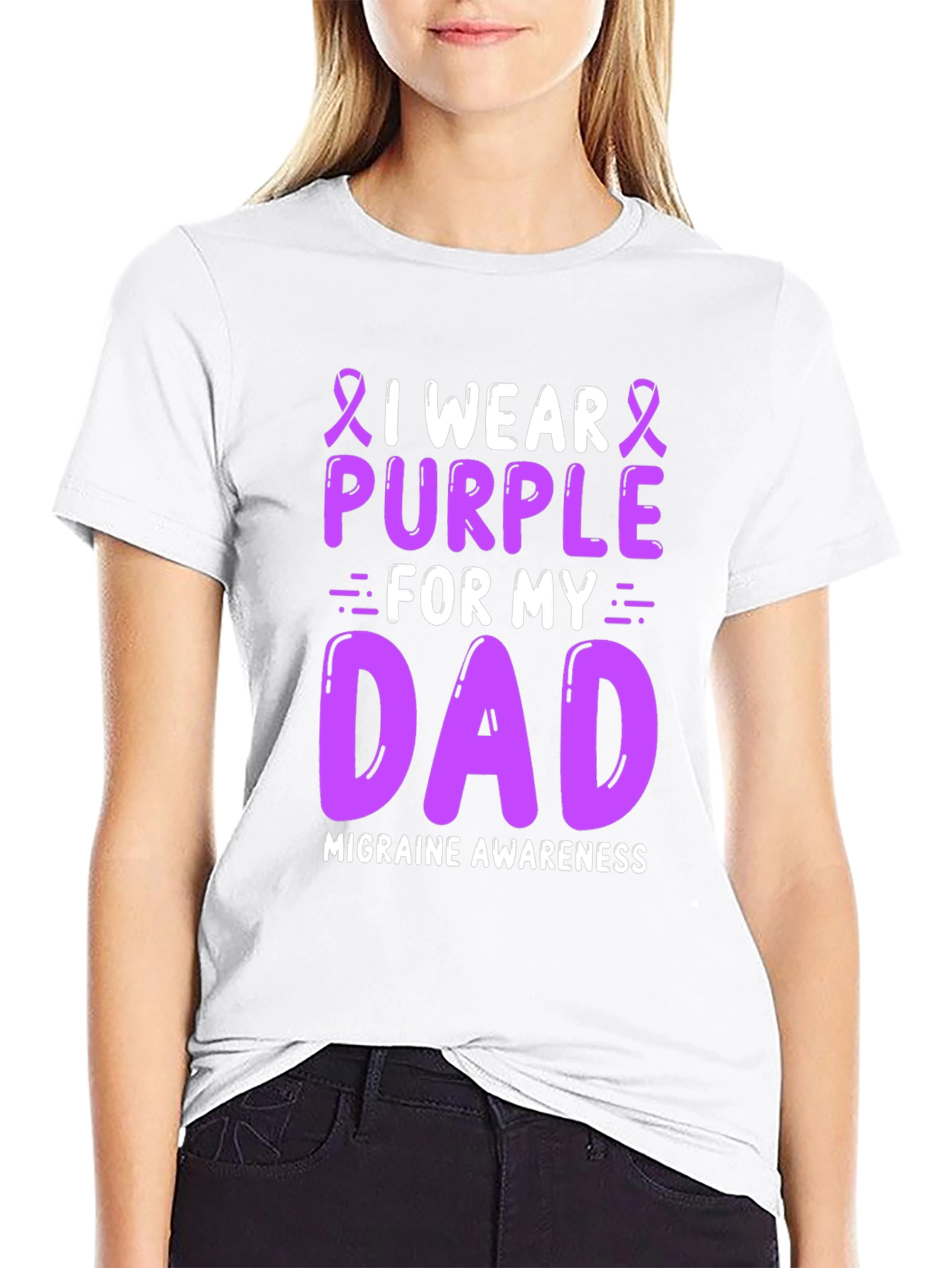 Purple Migraine Awareness T-Shirt