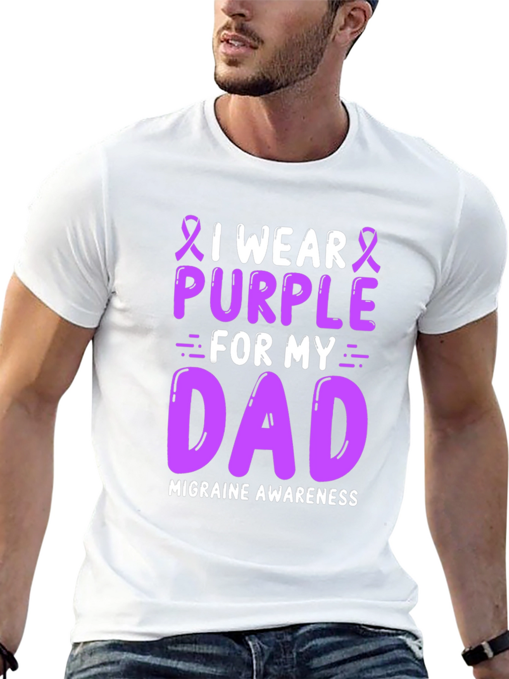 Purple Migraine Awareness T-Shirt