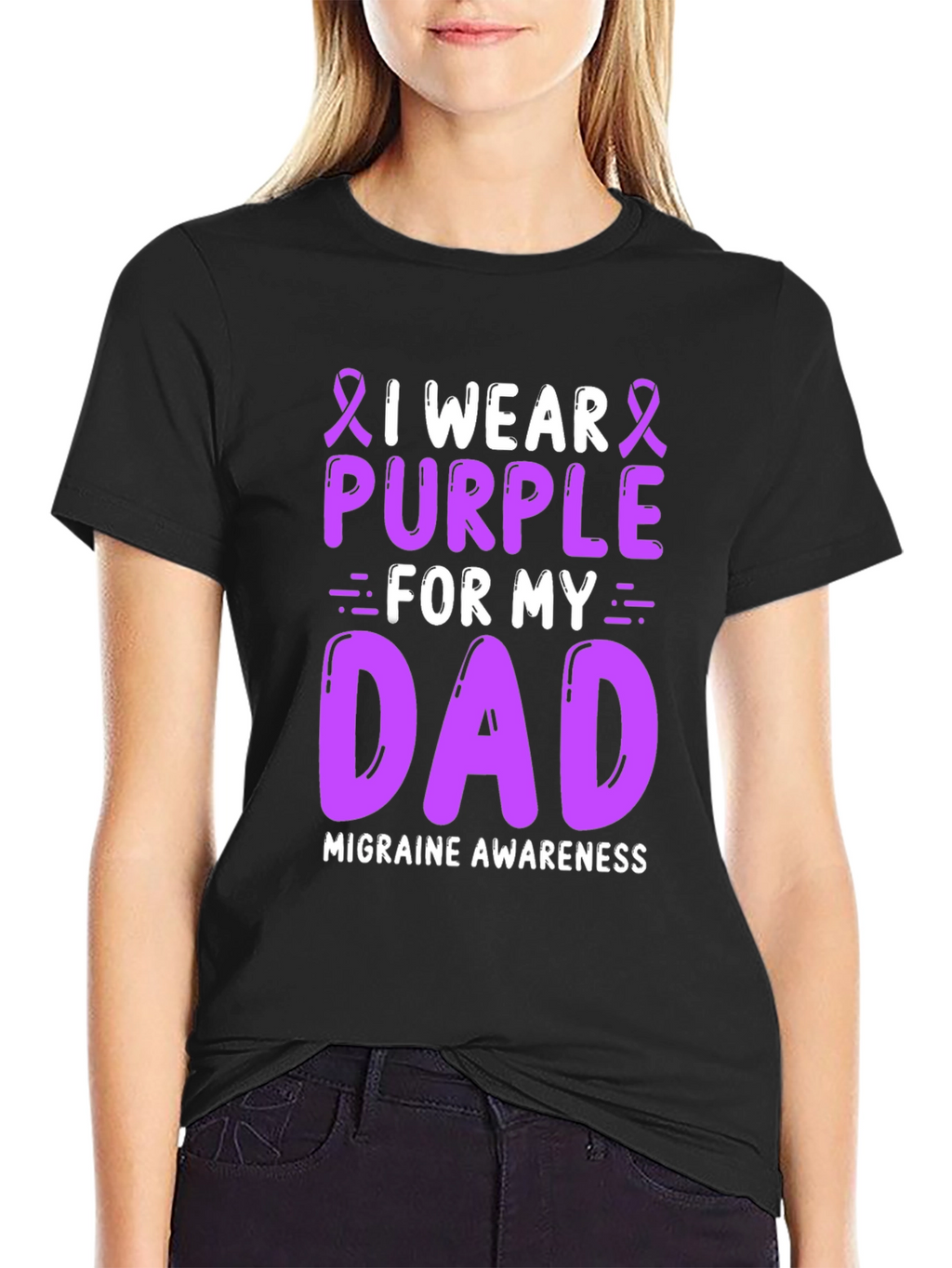 Purple Migraine Awareness T-Shirt
