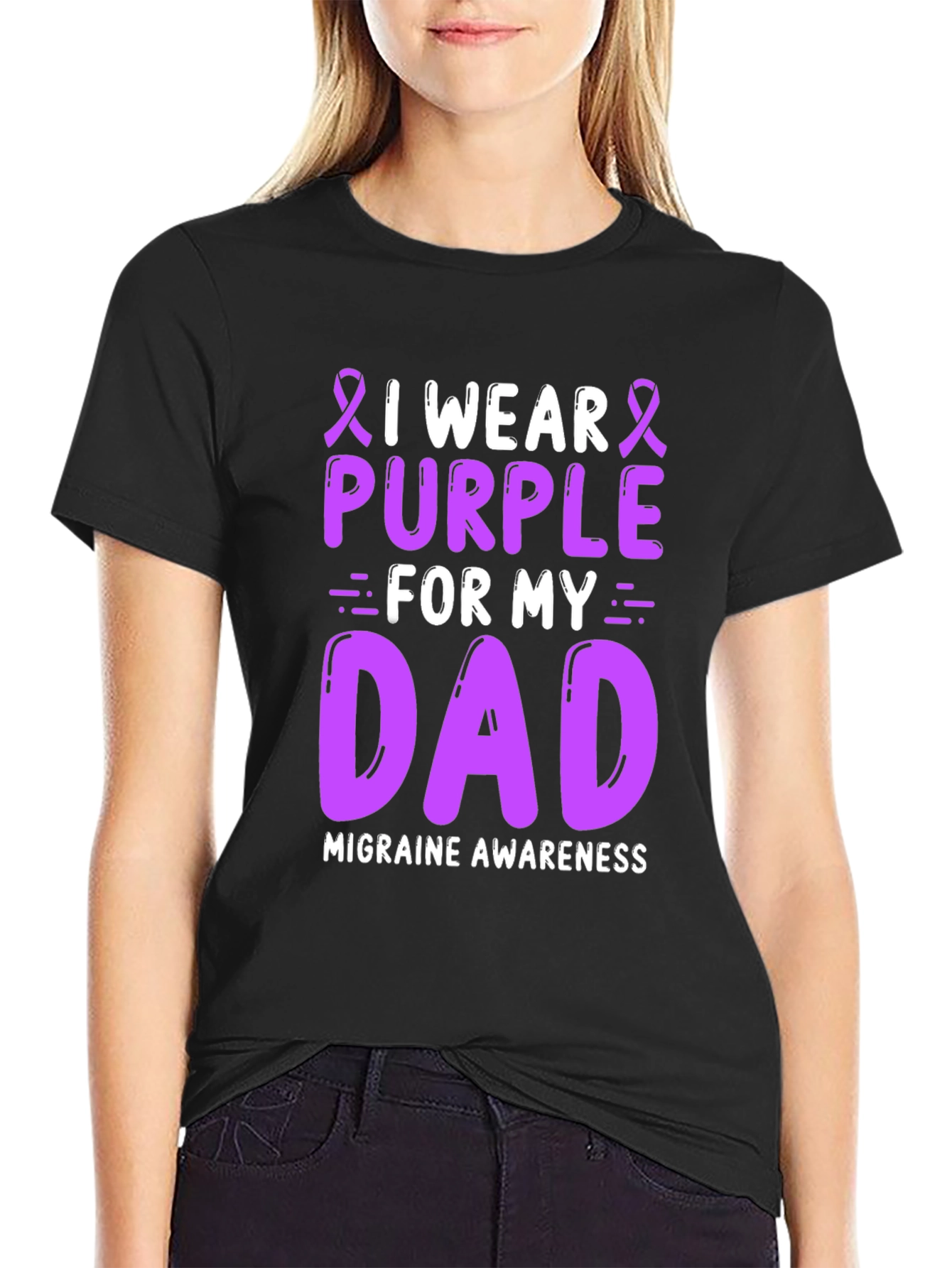 Purple Migraine Awareness T-Shirt