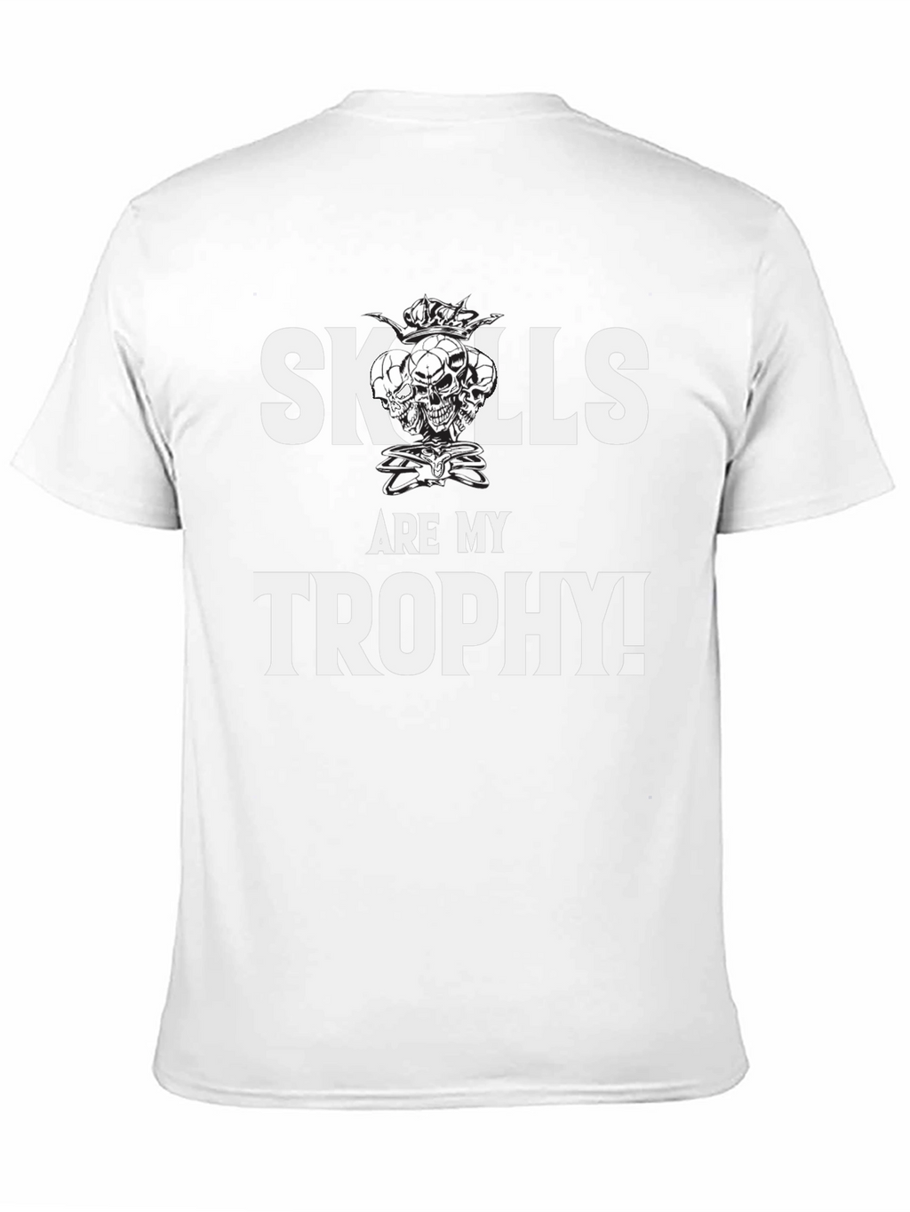 Skills Are My Trophy Graphic Tee - Black