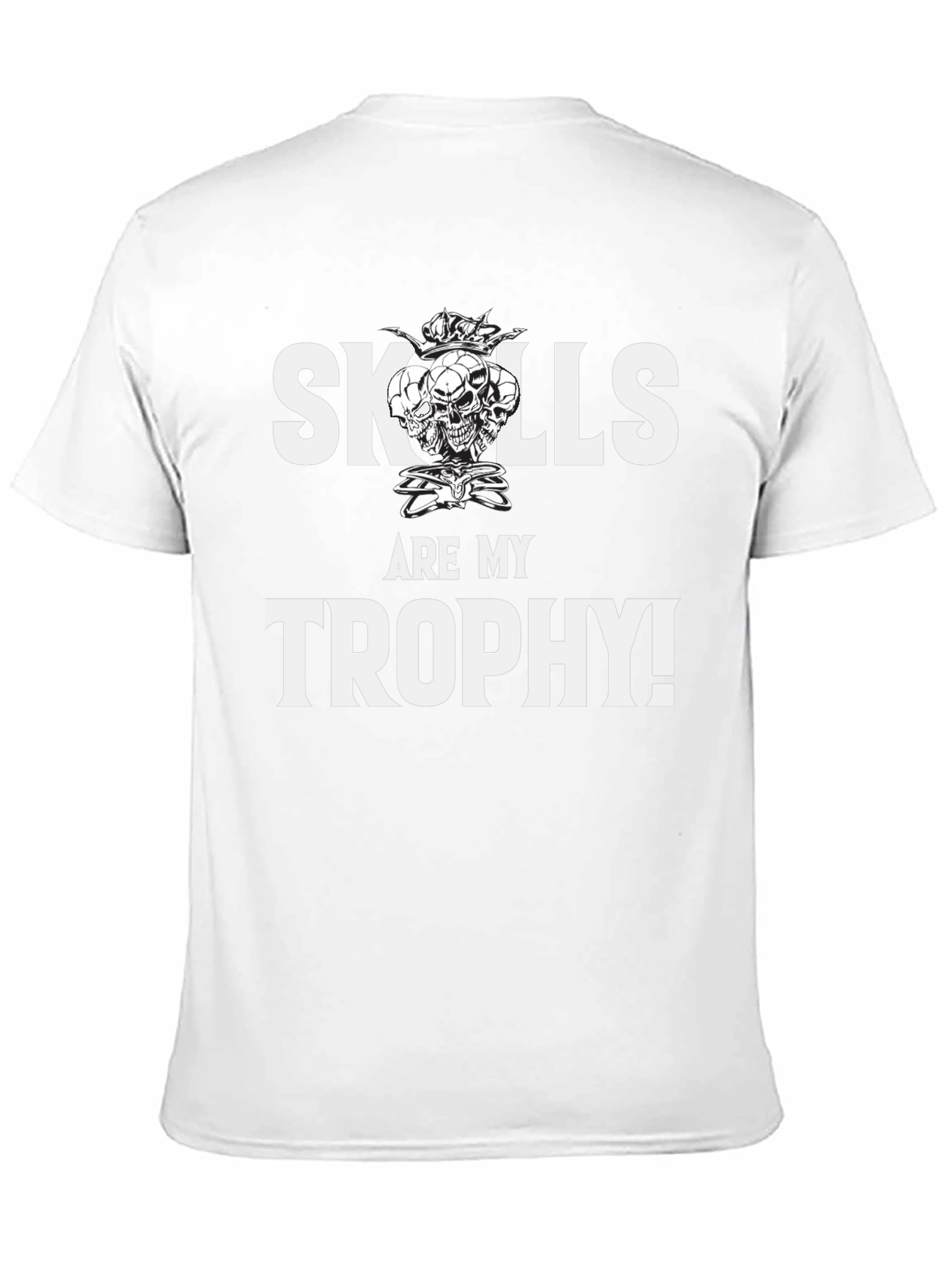 Skills Are My Trophy Graphic Tee - Black