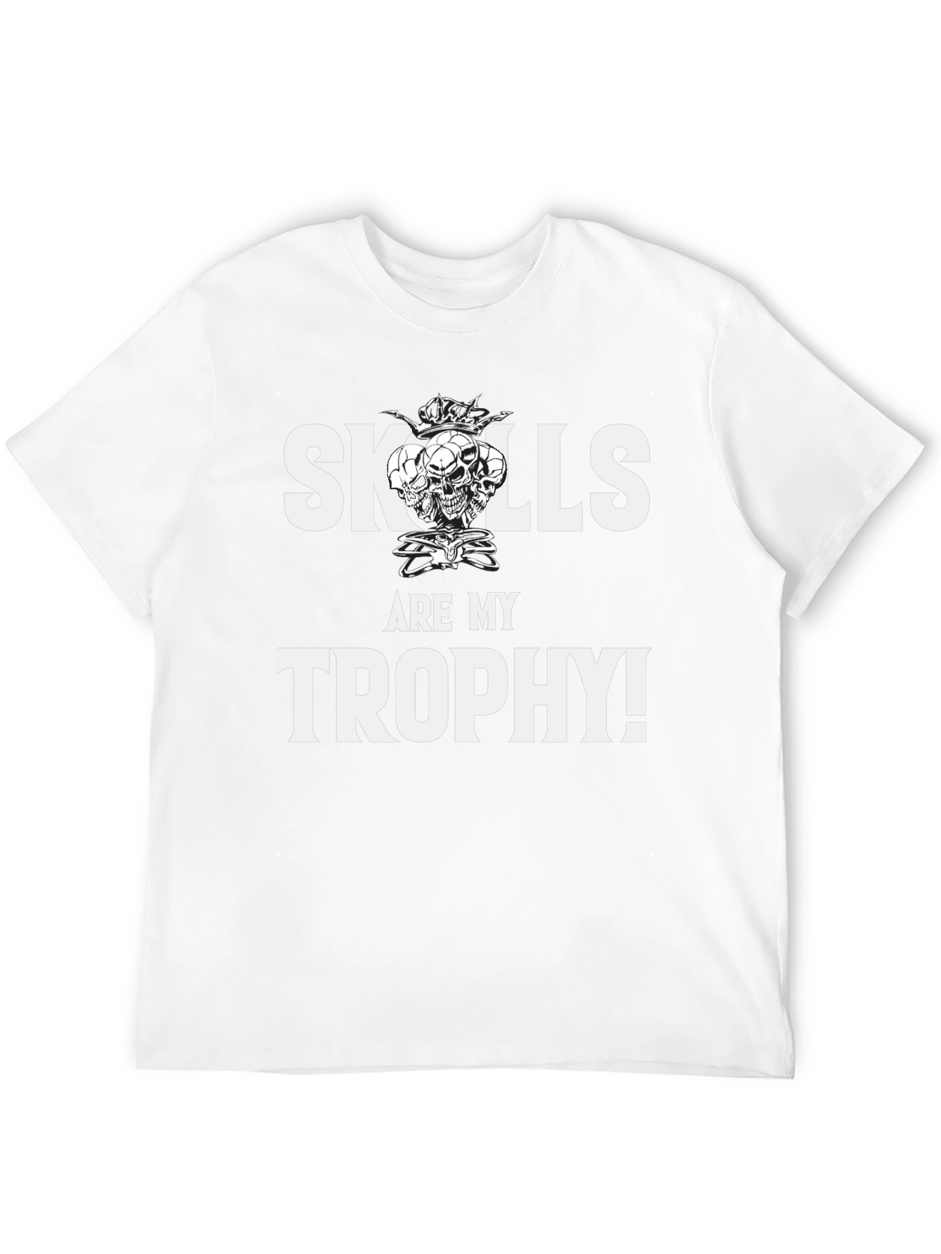 Skills Are My Trophy Graphic Tee - Black