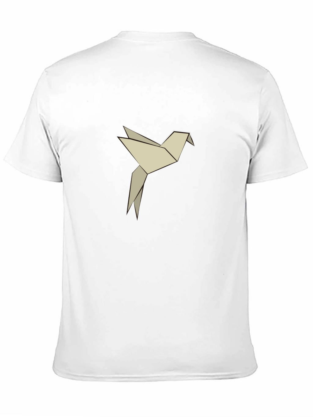 Origami Bird Graphic Tee - Black