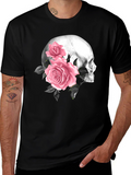 Skull and Roses Graphic Tee