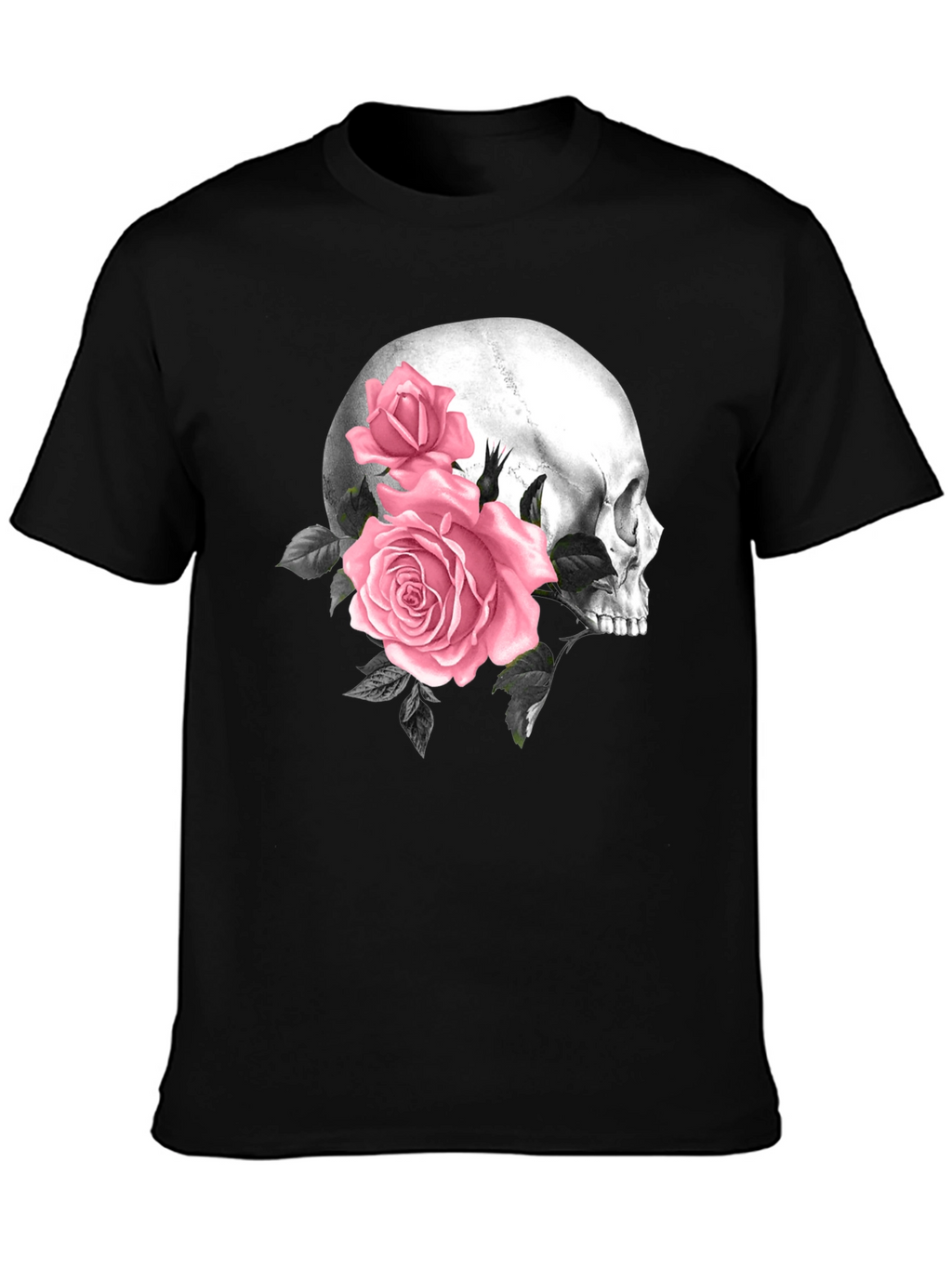 Skull and Roses Graphic Tee
