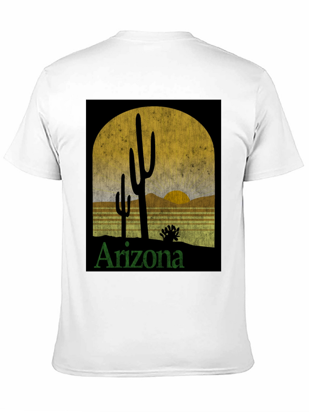 Arizona Desert Sunset Graphic Tee - Retro Style T-Shirt