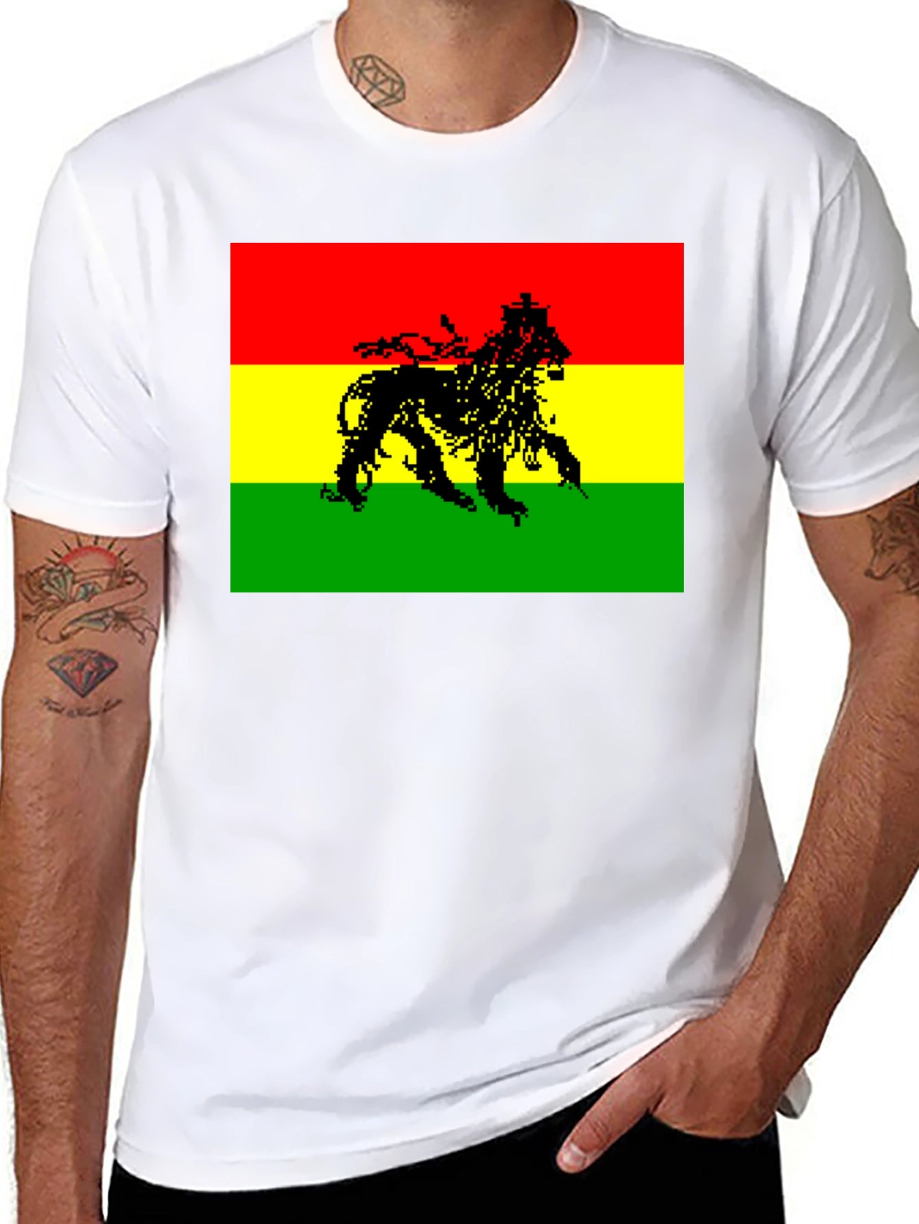 Rasta Lion T-Shirt - Reggae Vibes Tee