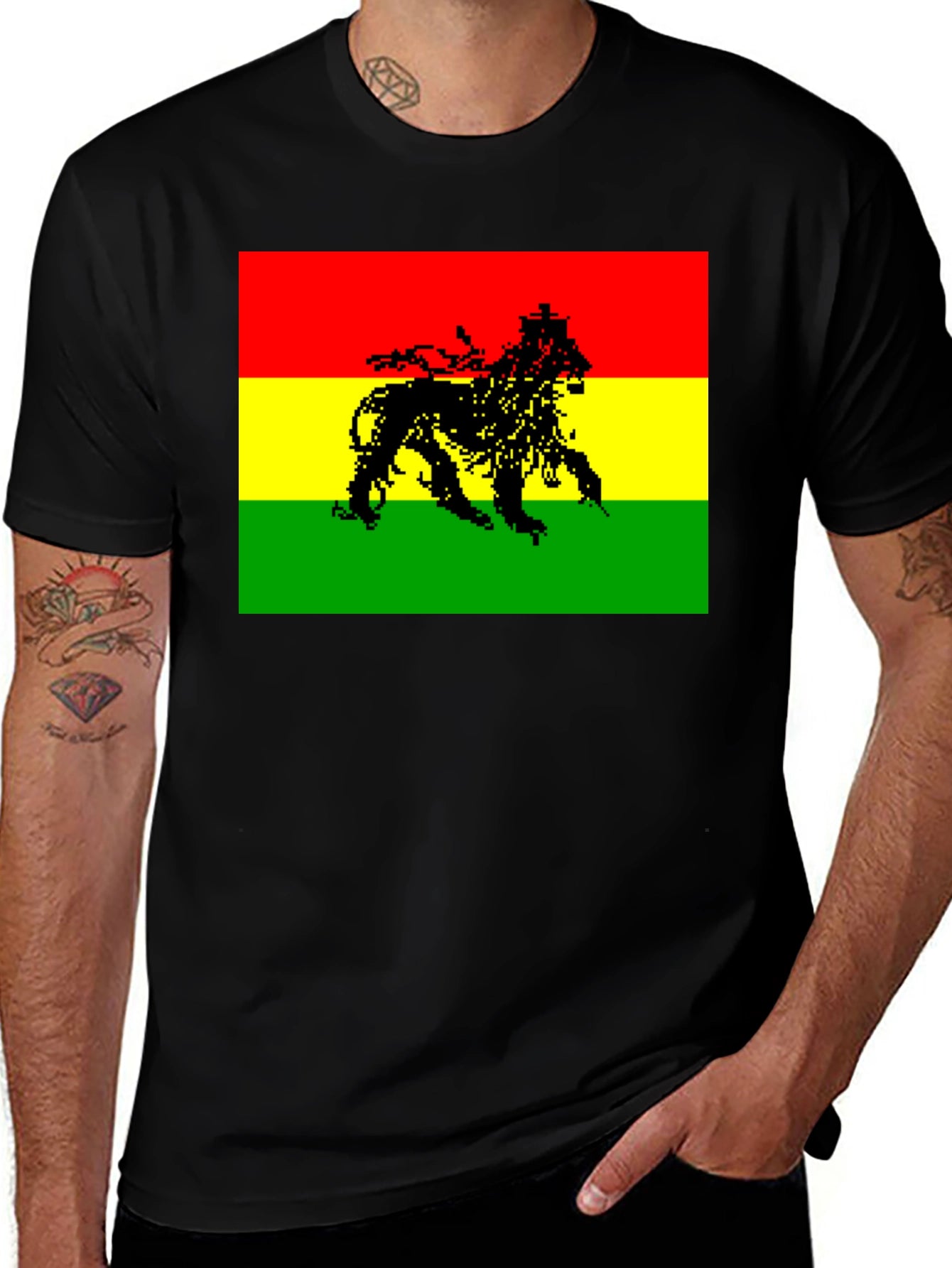Rasta Lion T-Shirt - Reggae Vibes Tee