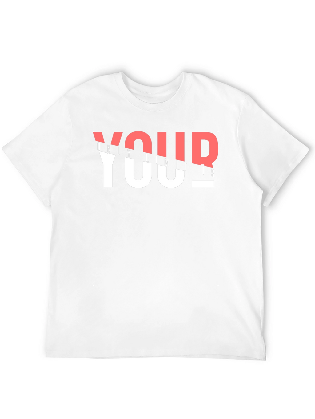Your Only Limits Graphic Print Black T-Shirt