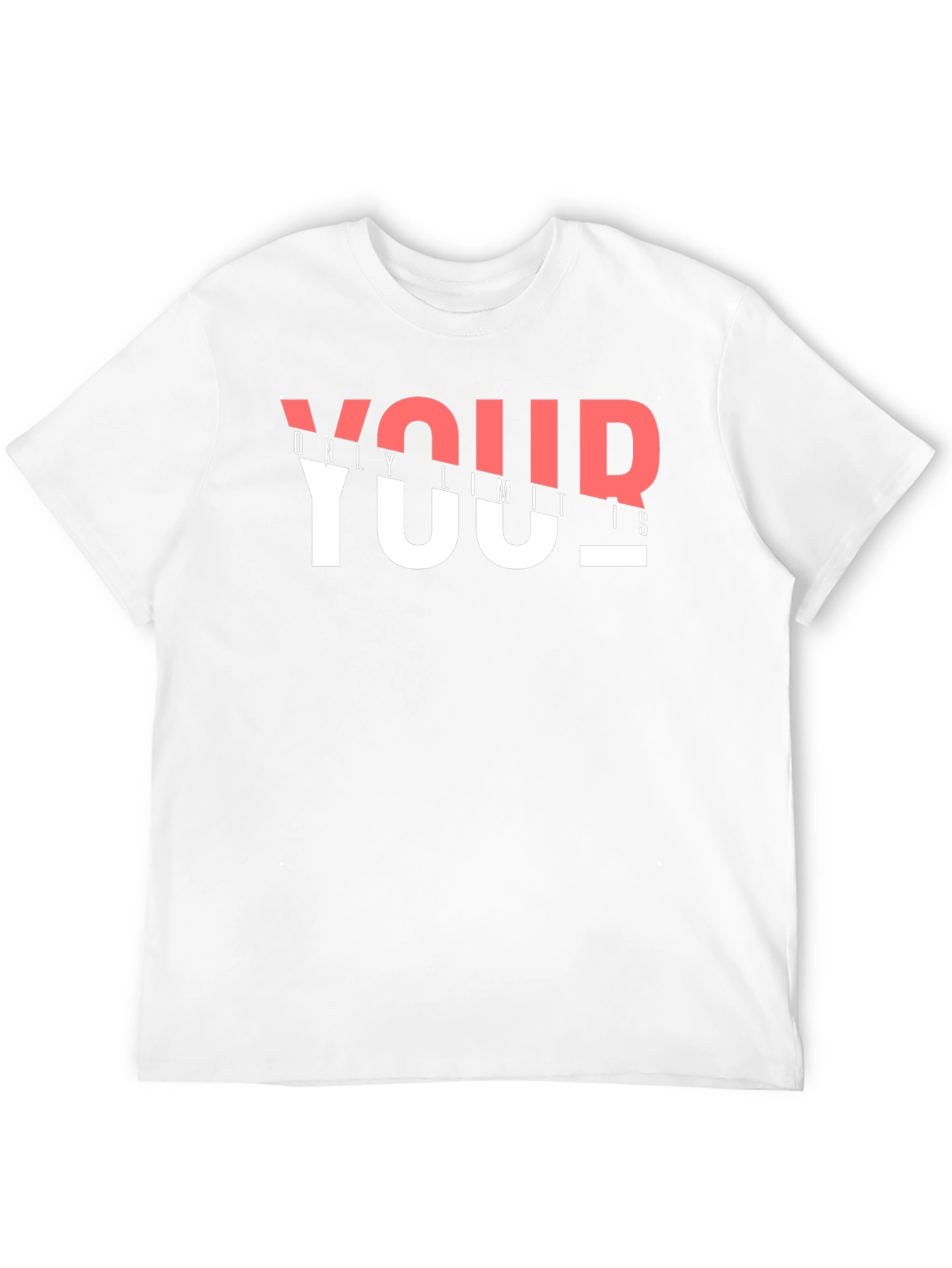 Your Only Limits Graphic Print Black T-Shirt