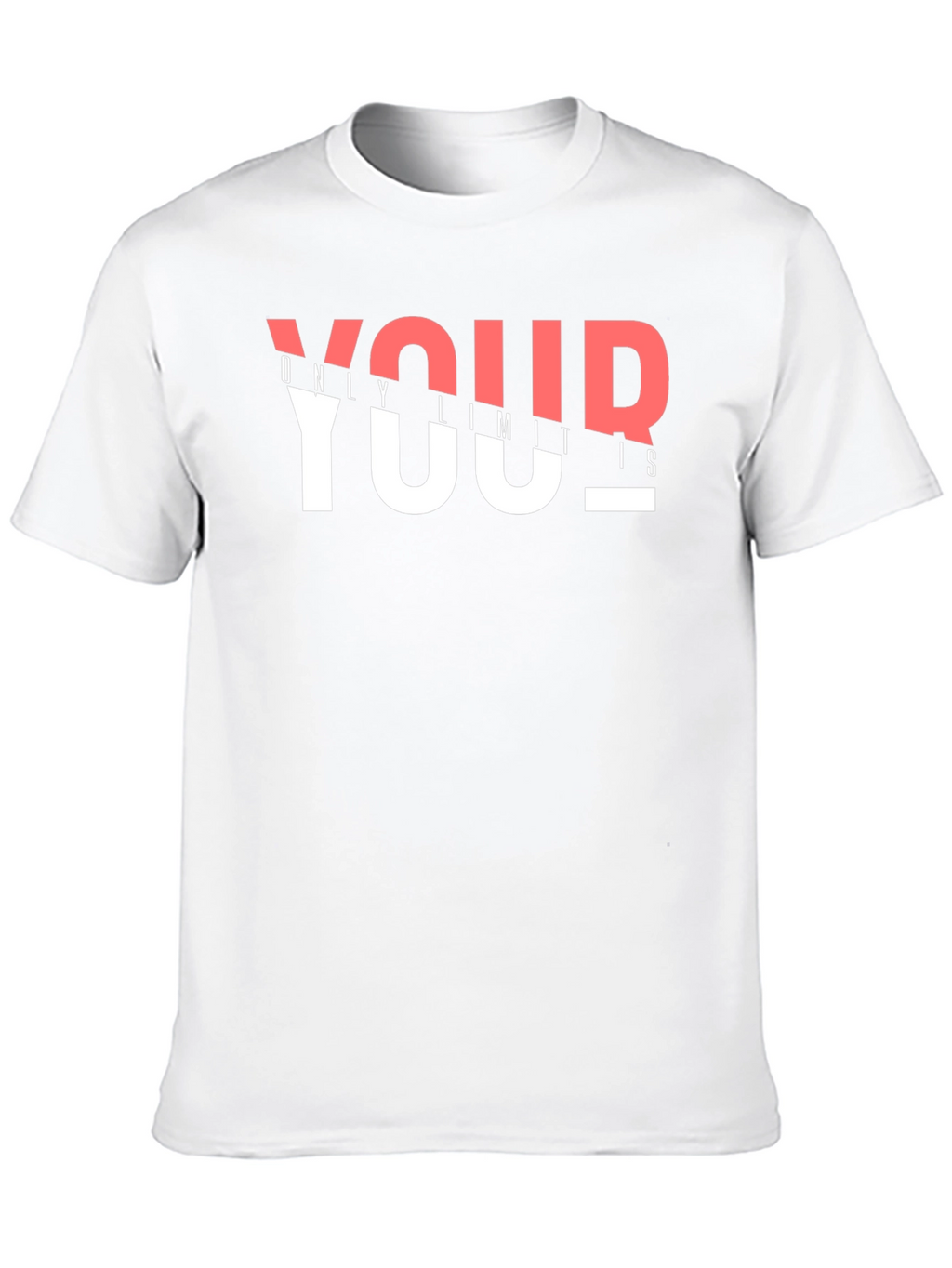 Your Only Limits Graphic Print Black T-Shirt