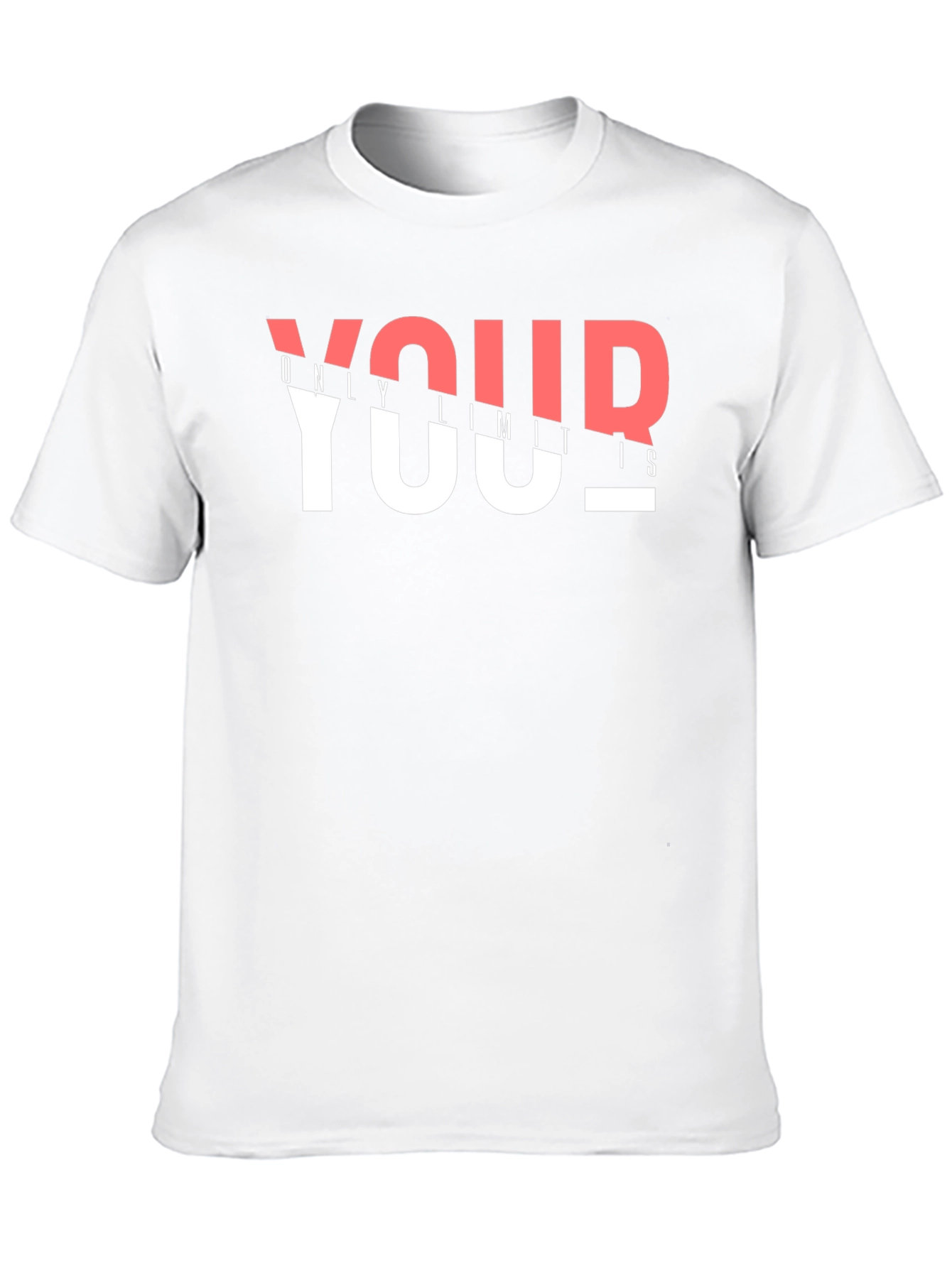Your Only Limits Graphic Print Black T-Shirt