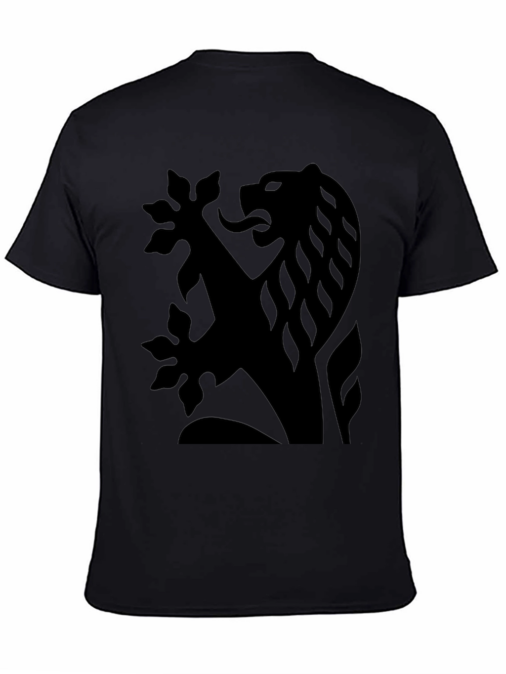 Black Lion Graphic T-Shirt - Classic Style