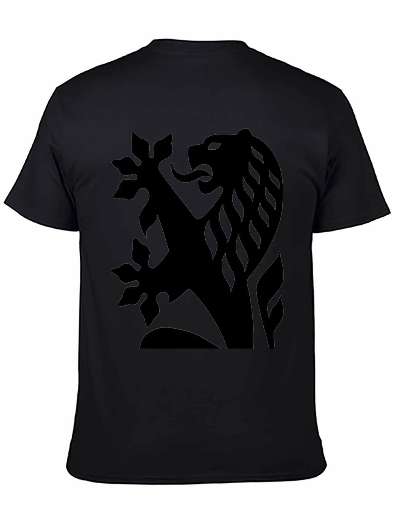 Black Lion Graphic T-Shirt - Classic Style