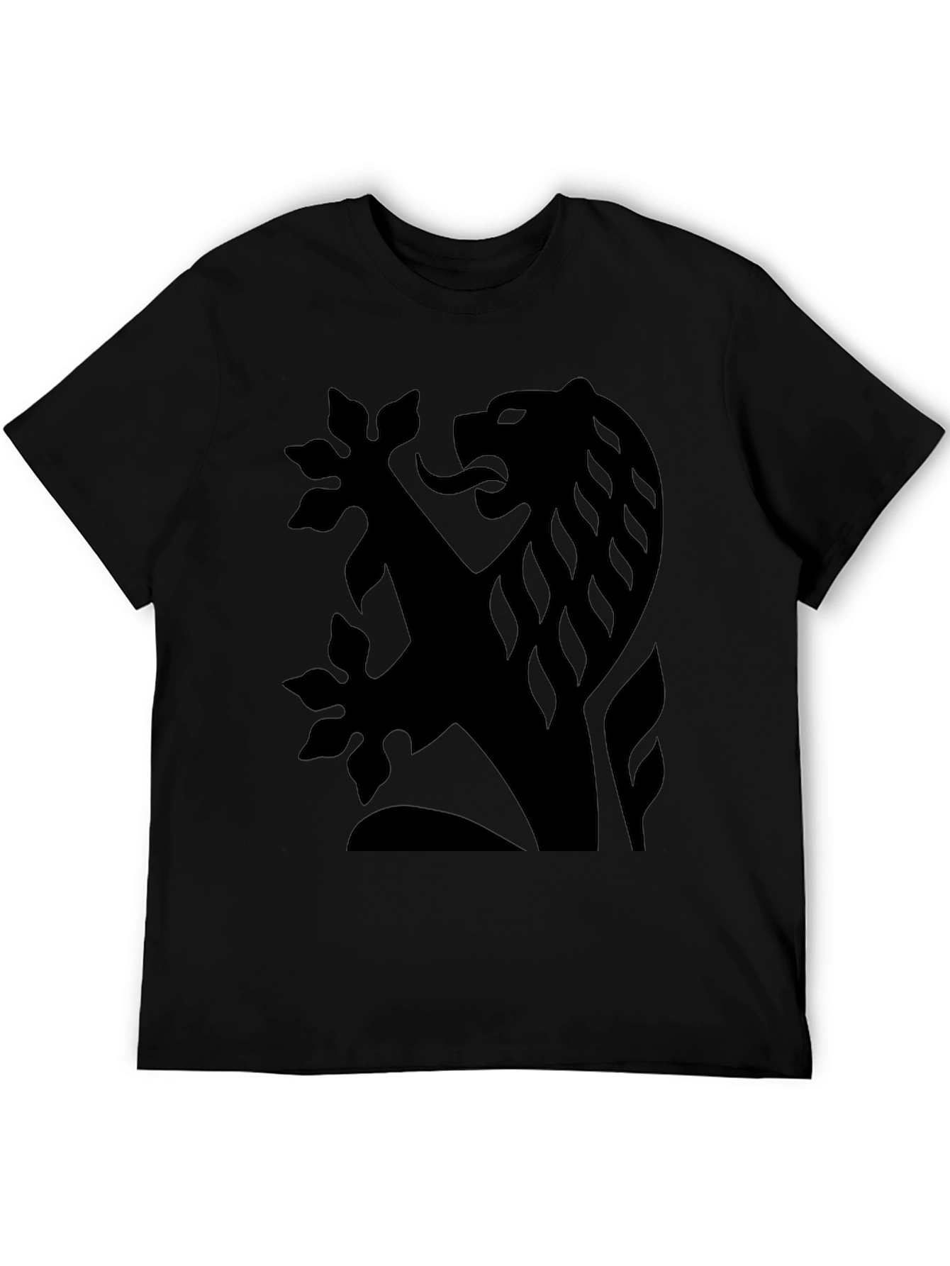 Black Lion Graphic T-Shirt - Classic Style
