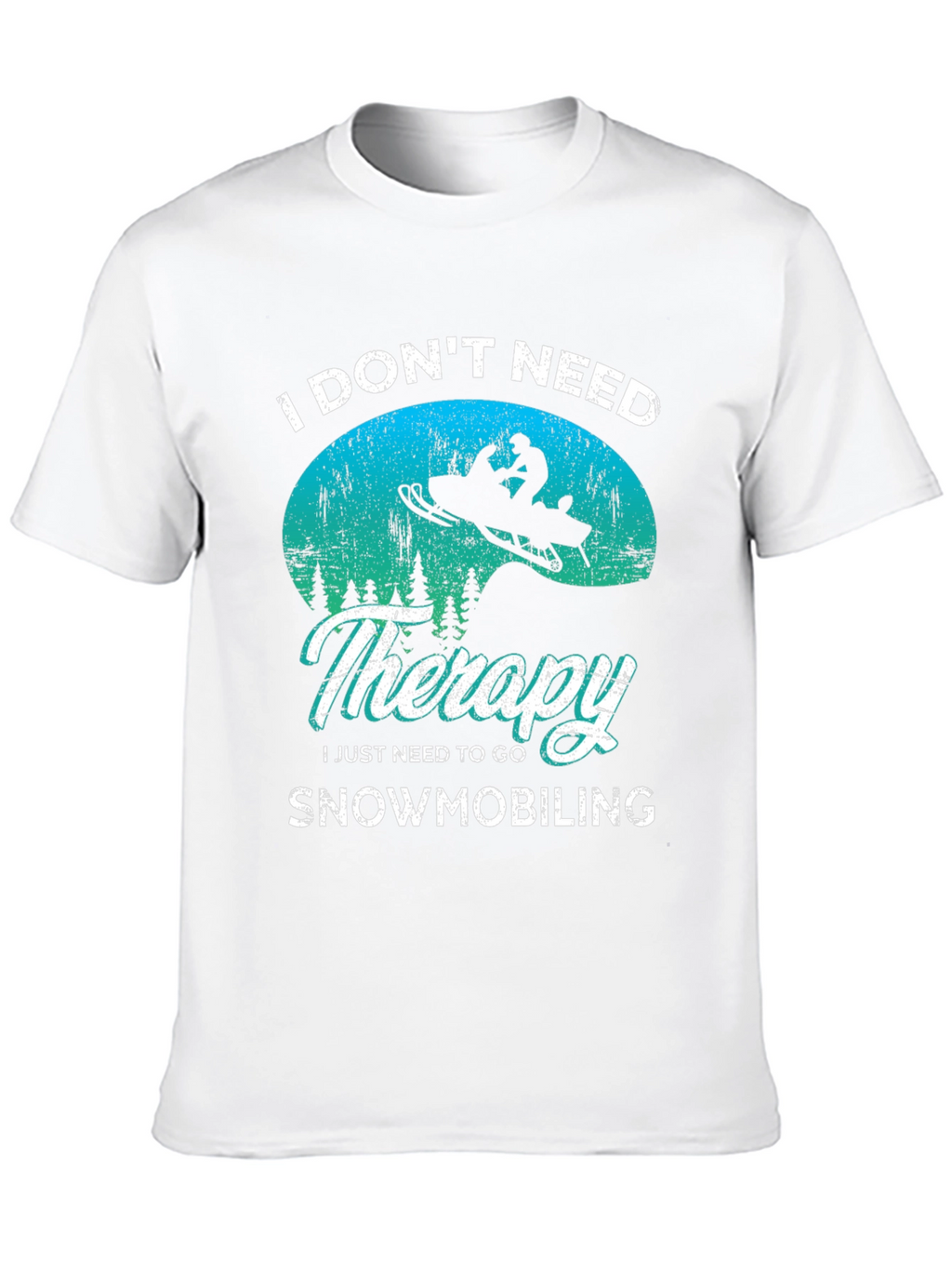Snowmobiling Therapy T-Shirt