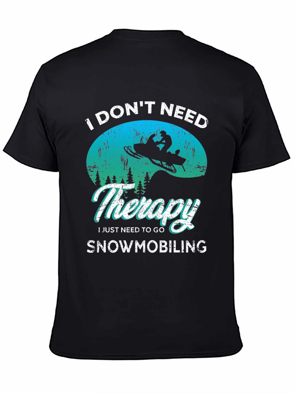 Snowmobiling Therapy T-Shirt