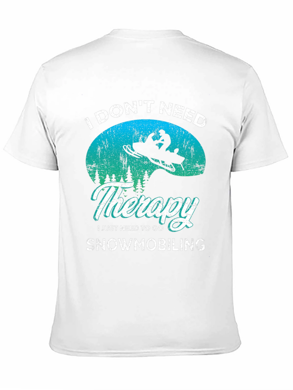 Snowmobiling Therapy T-Shirt