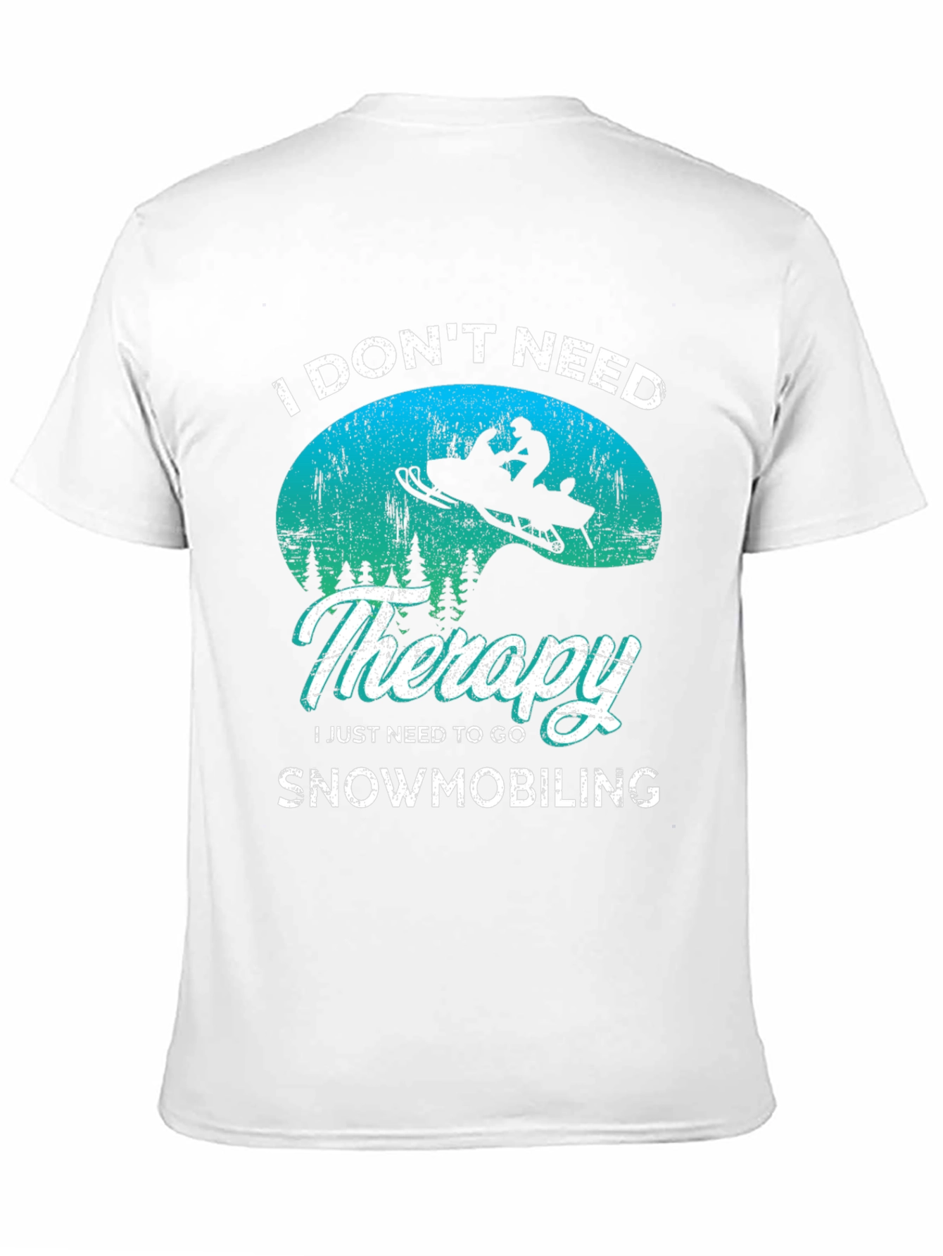 Snowmobiling Therapy T-Shirt