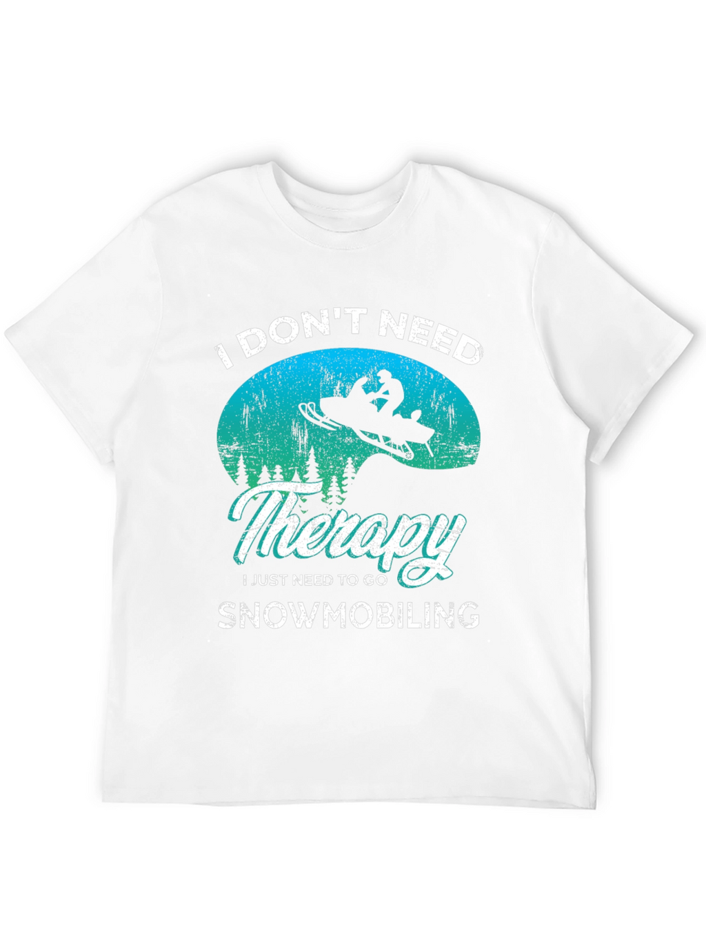 Snowmobiling Therapy T-Shirt