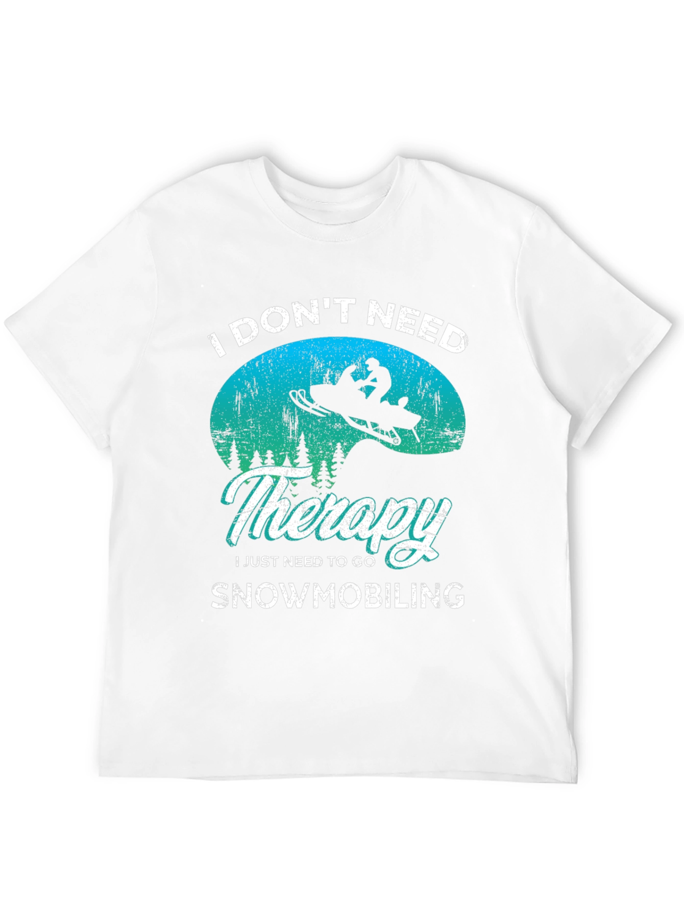 Snowmobiling Therapy T-Shirt