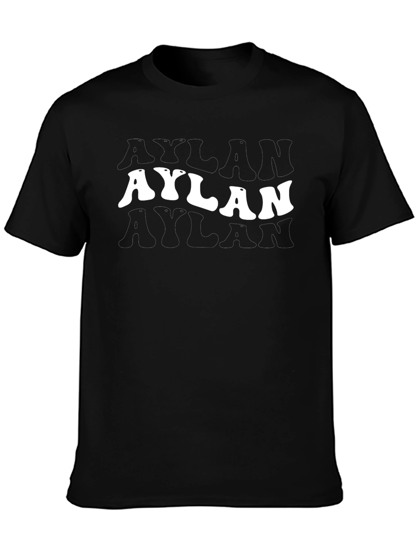 Retro Aylan Name Tee - Cool Word Art Shirt
