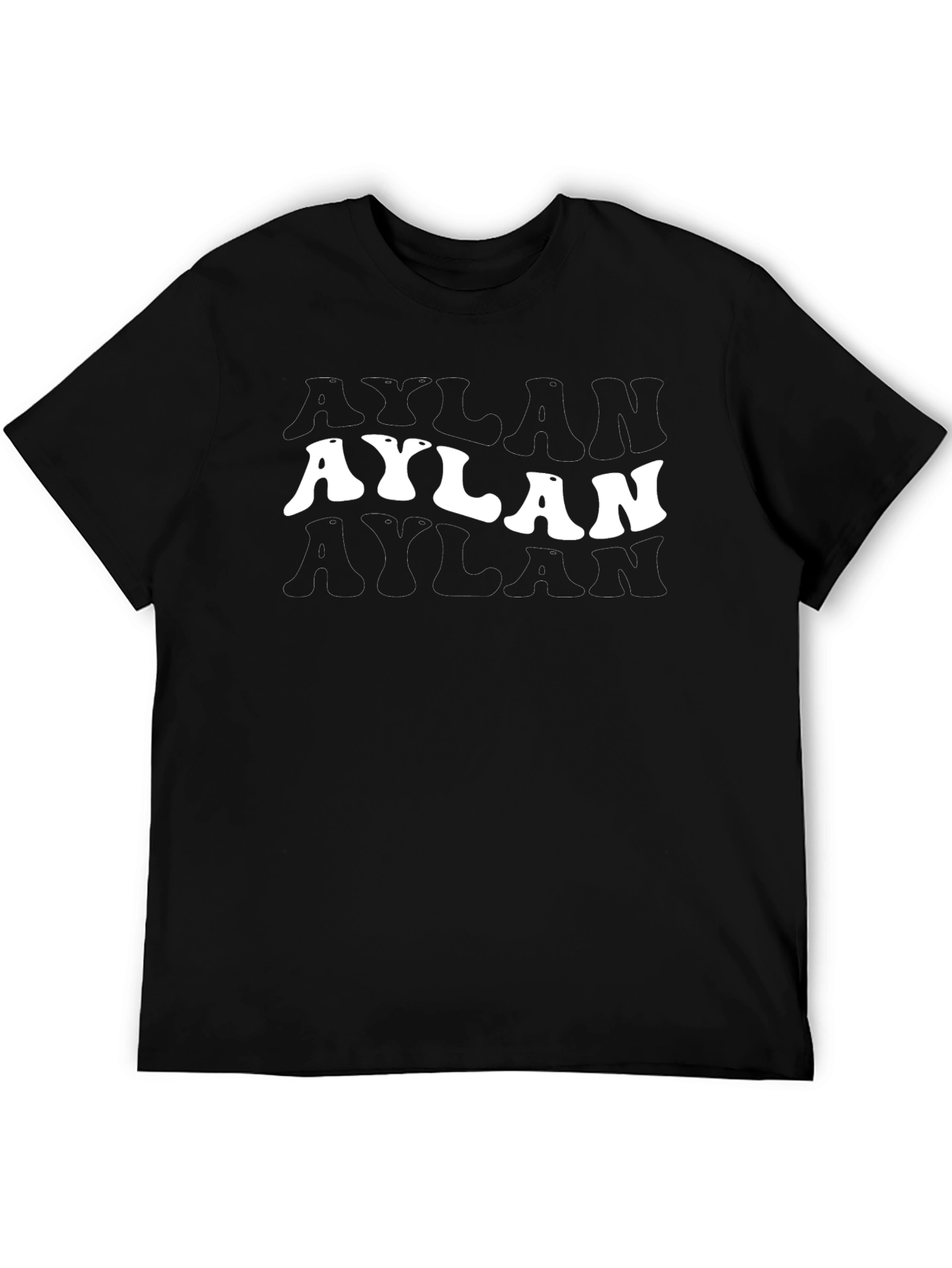 Retro Aylan Name Tee - Cool Word Art Shirt