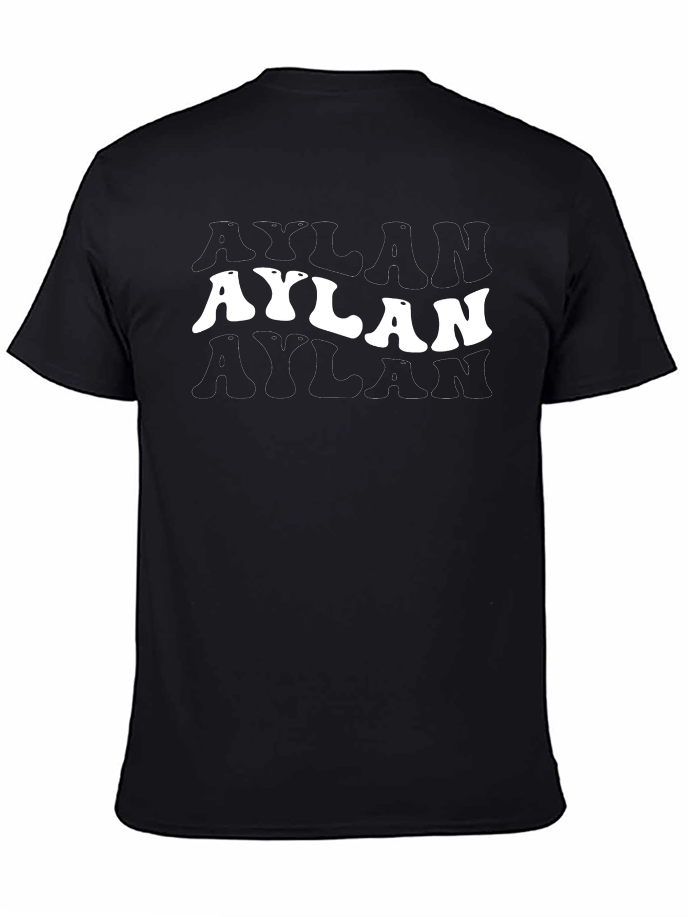 Retro Aylan Name Tee - Cool Word Art Shirt