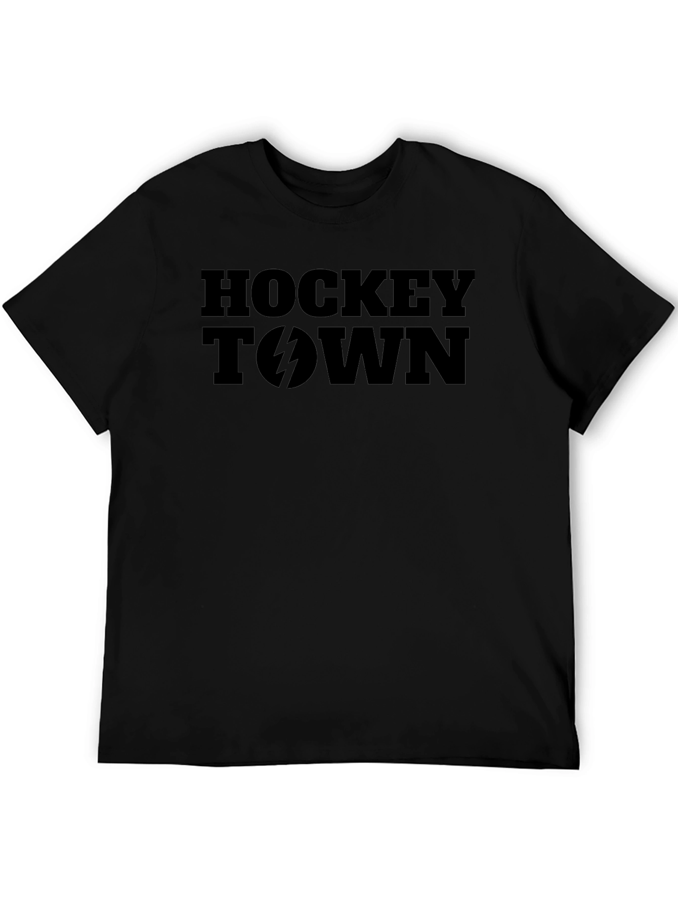 Hockey Town Graphic Tee - Black