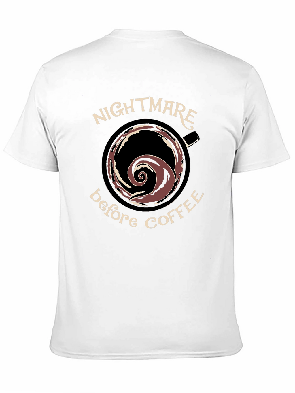 Nightmare Before Coffee Black Graphic T-Shirt