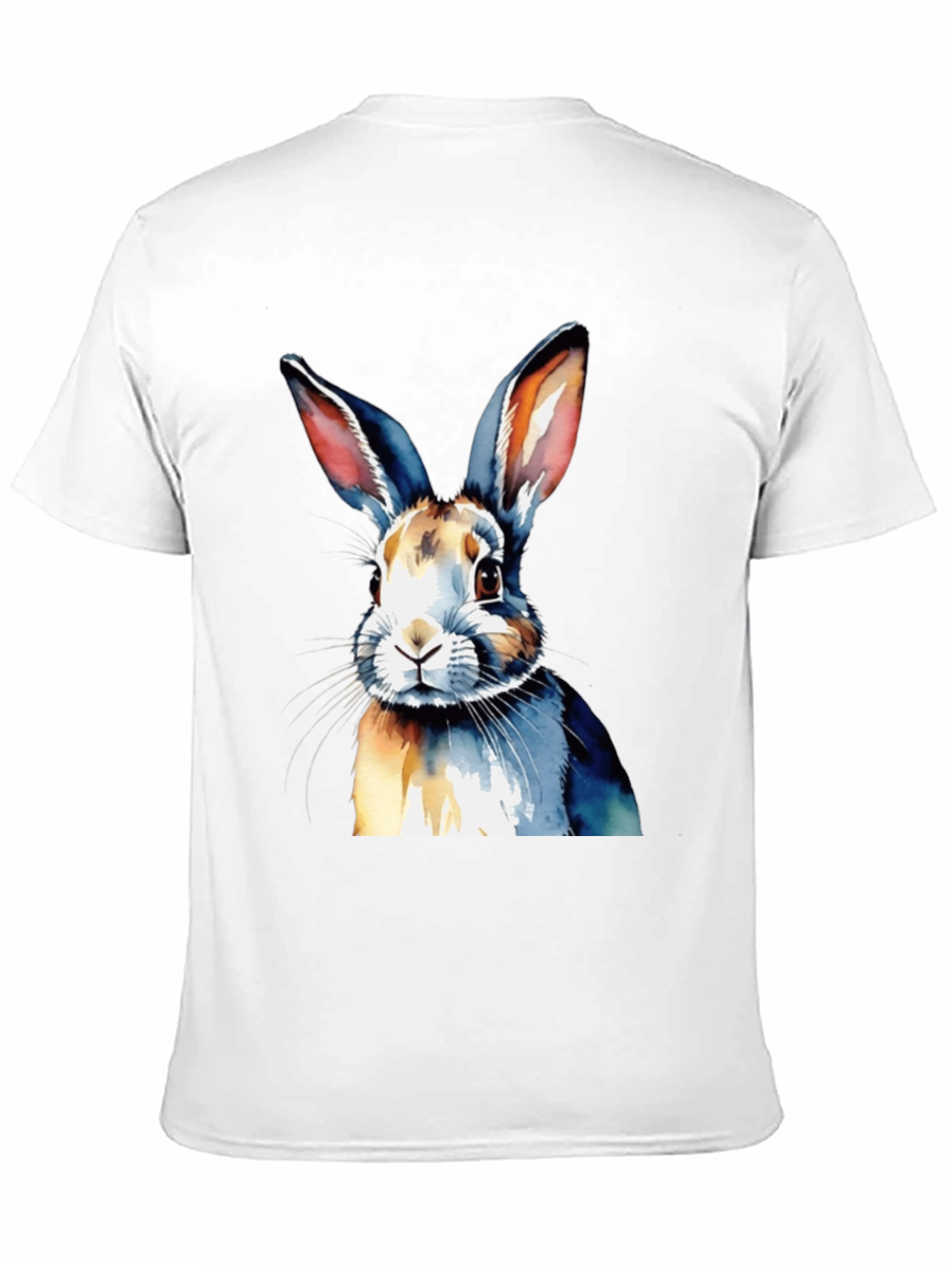 Watercolor Rabbit Graphic T-Shirt