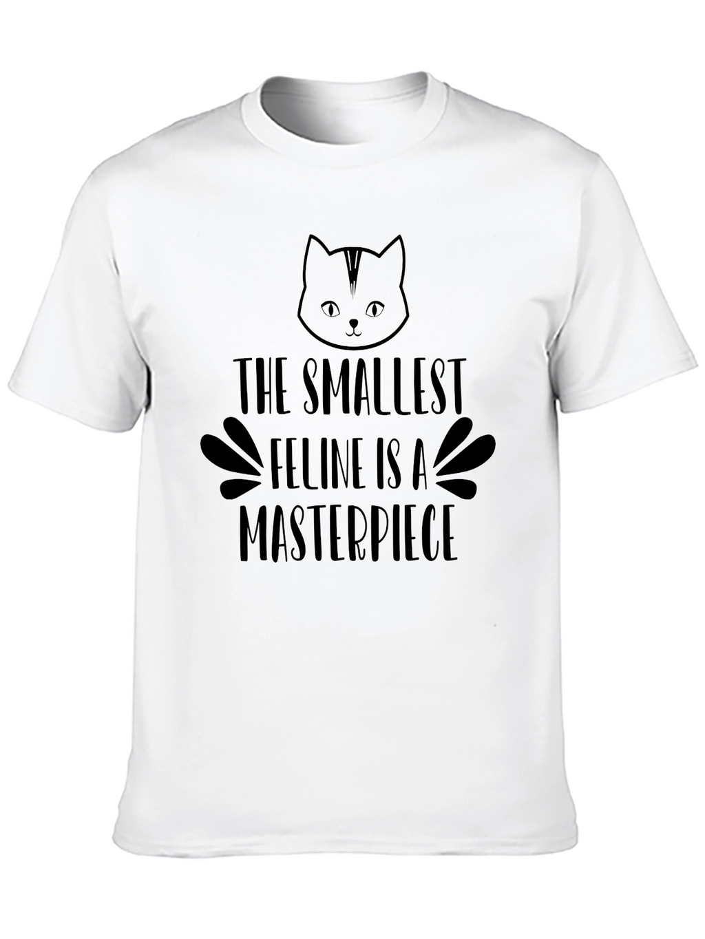 Smallest Feline Masterpiece Black T-Shirt