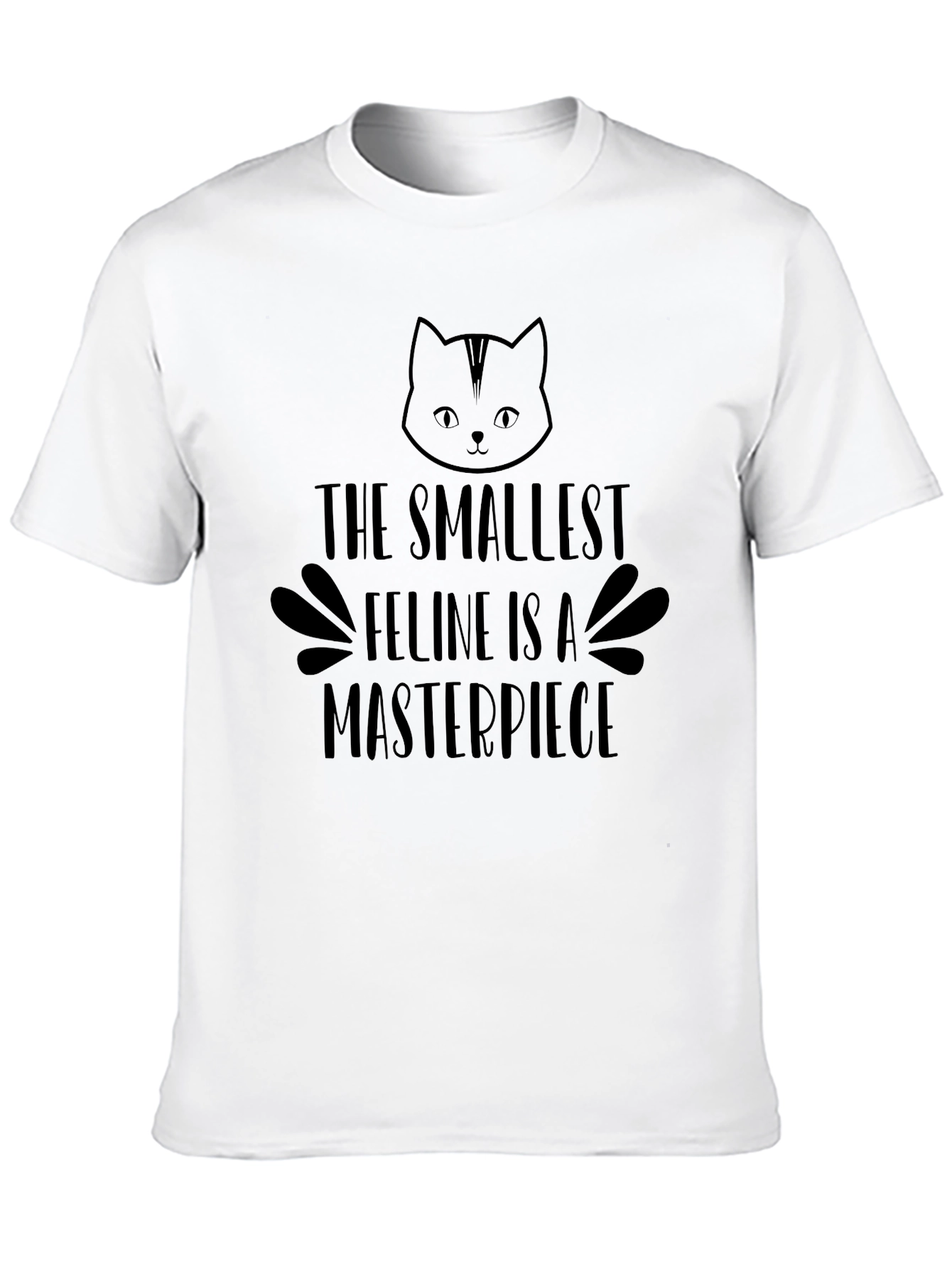 Smallest Feline Masterpiece Black T-Shirt