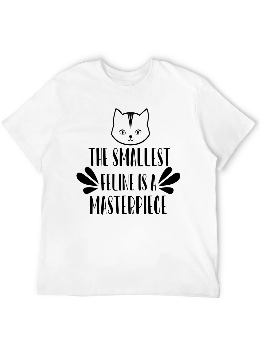 Smallest Feline Masterpiece Black T-Shirt